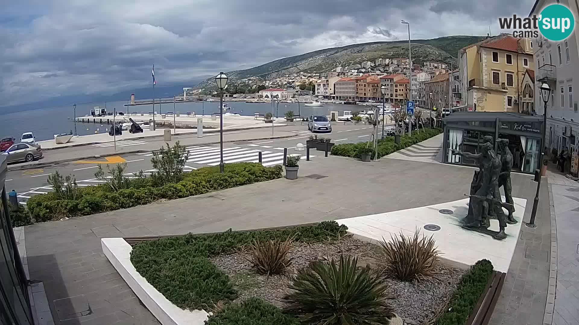 Live webcam Senj riva – fronte mare