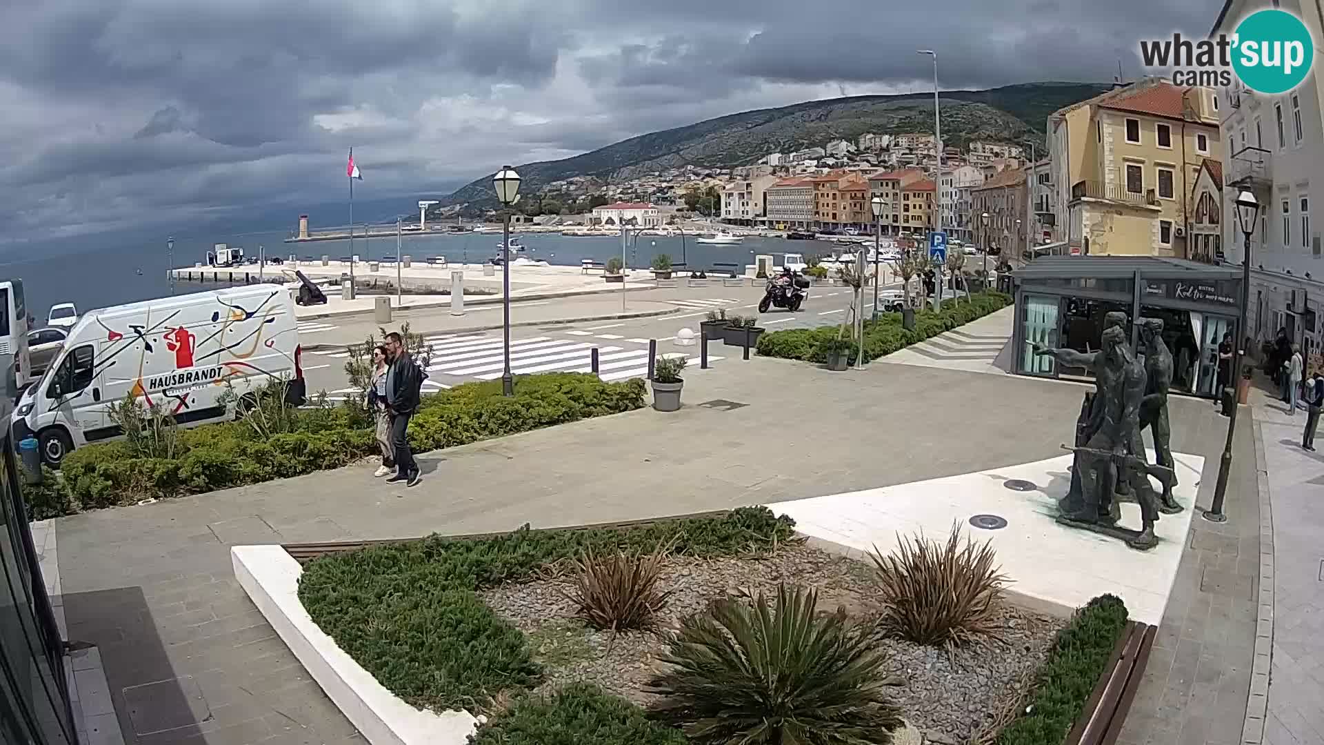 Spletna kamera v živo Senj riva – Hrvaška