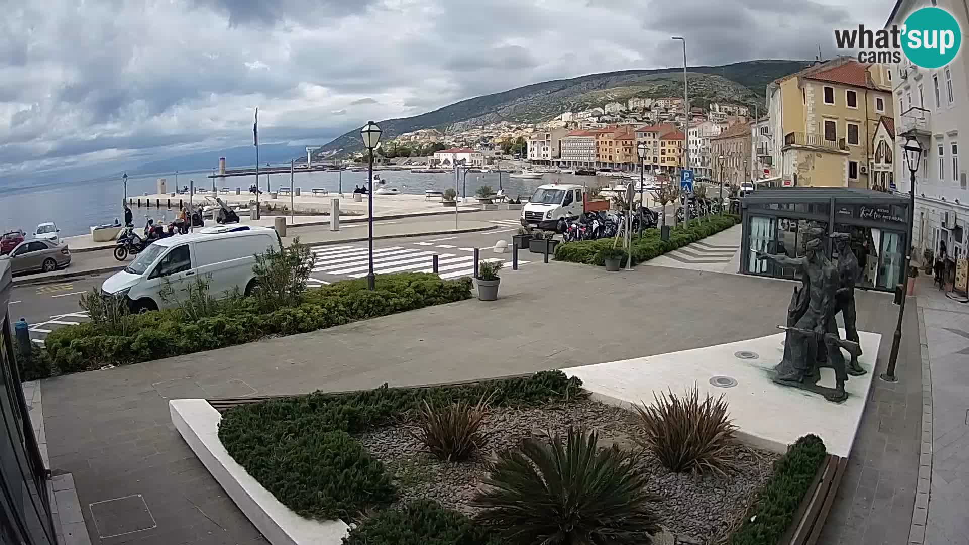 Live webcam Senj riva – fronte mare
