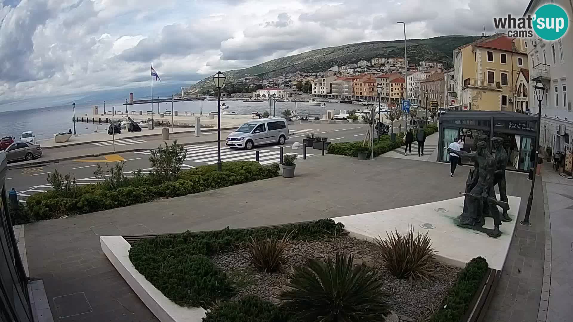Live webcam Senj riva – fronte mare