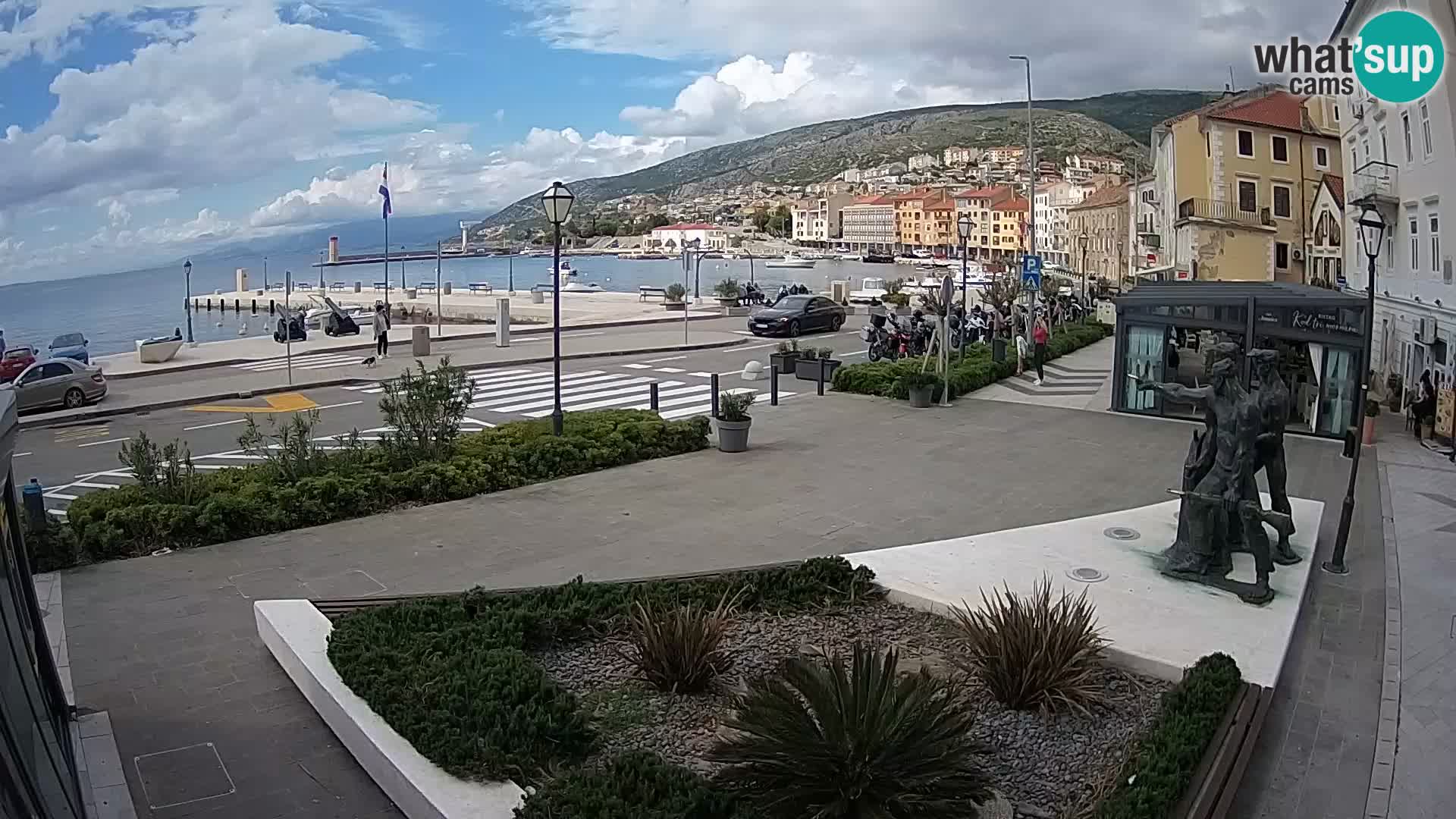 Live webcam Senj riva – fronte mare