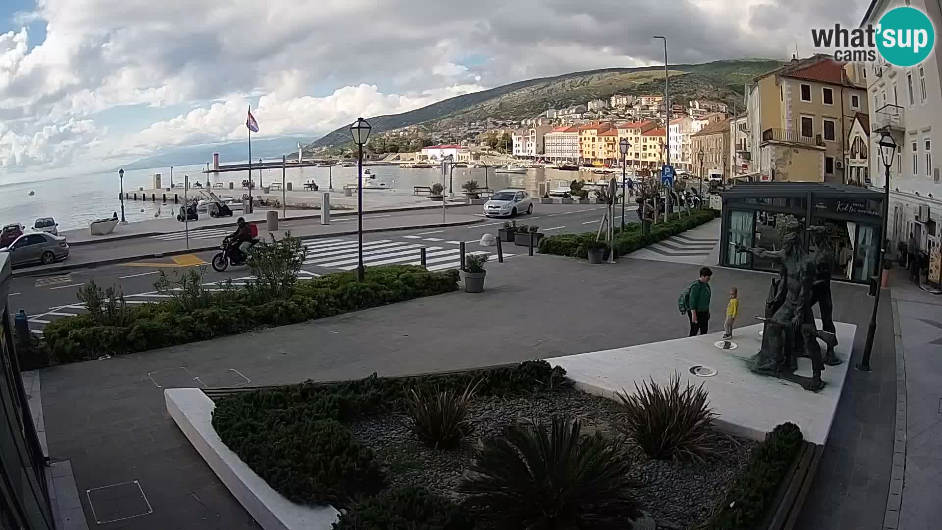 Spletna kamera v živo Senj riva – Hrvaška