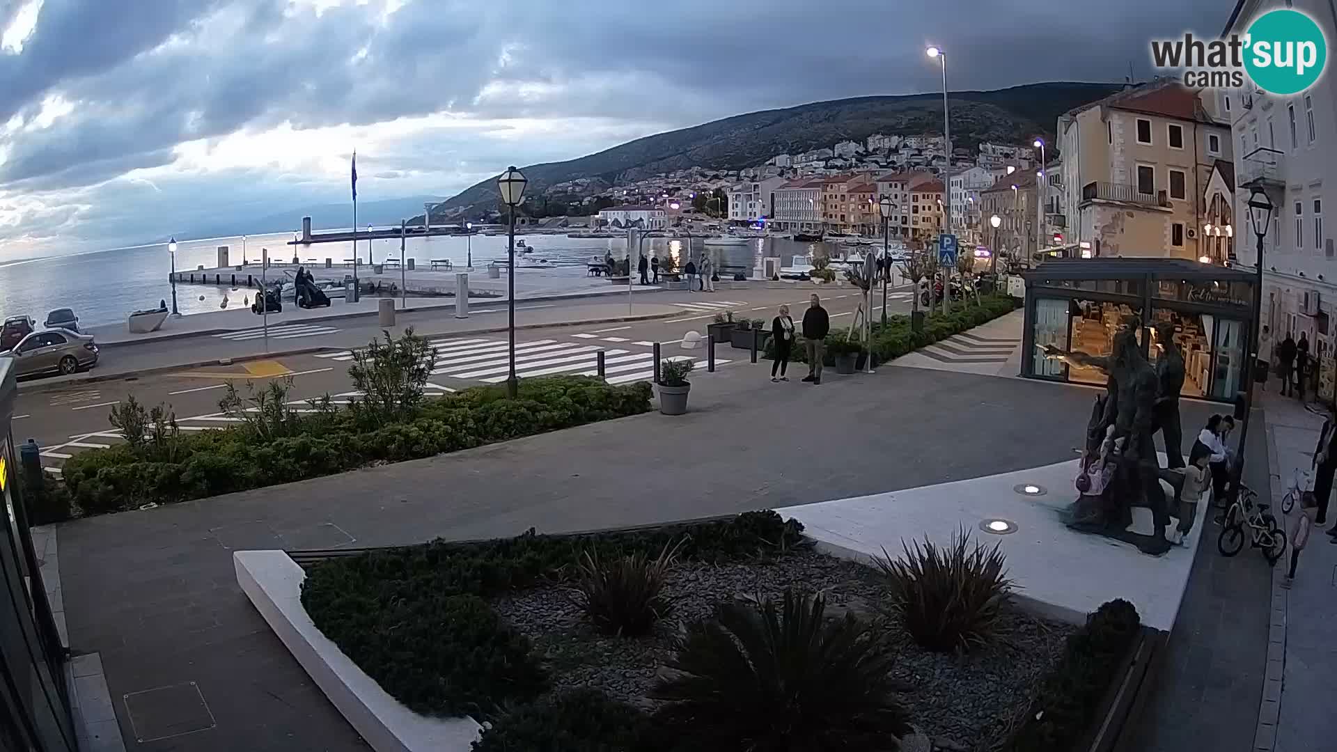 Spletna kamera v živo Senj riva – Hrvaška