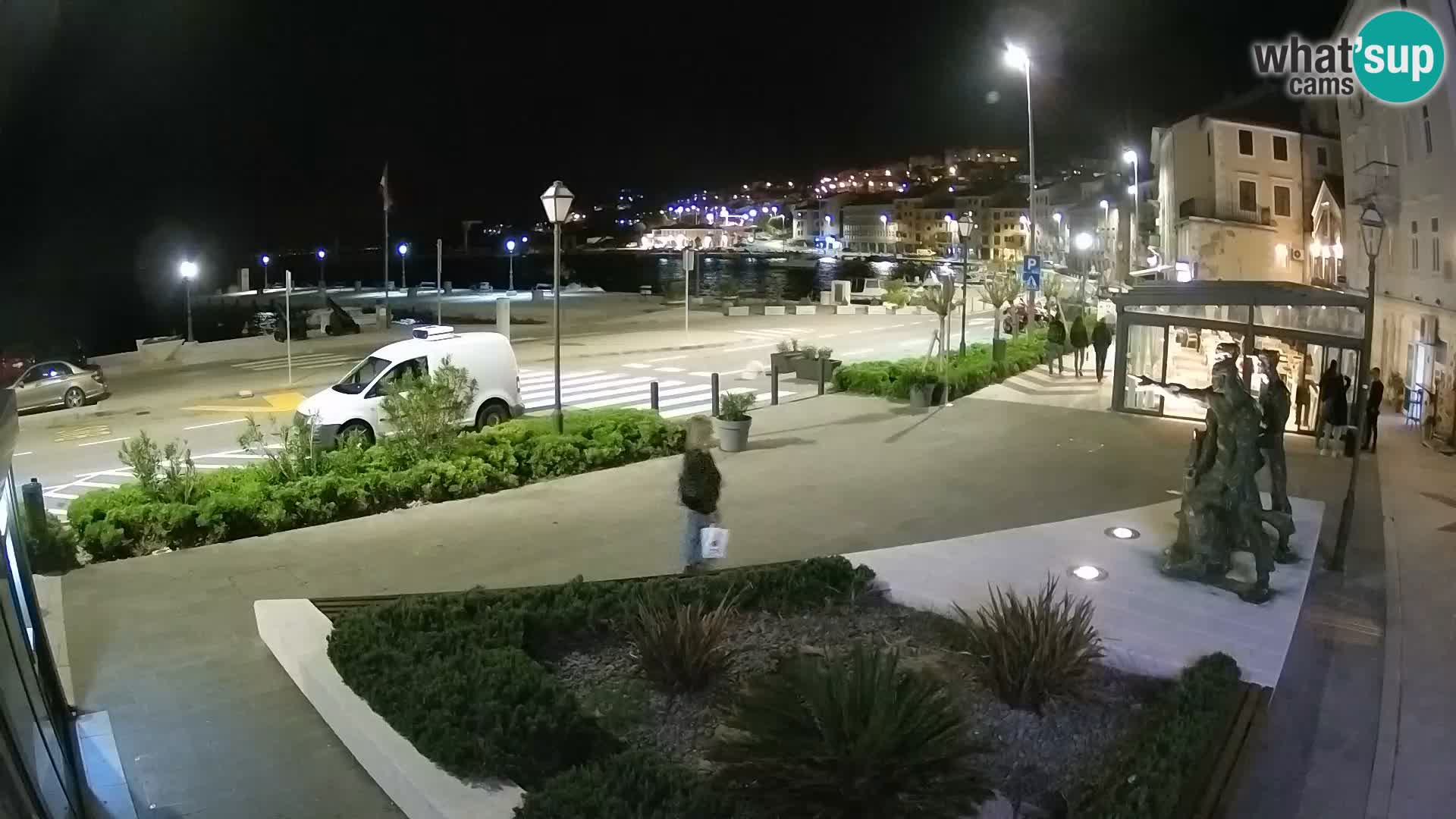 Webcam en vivo Senj riva – paseo marítimo