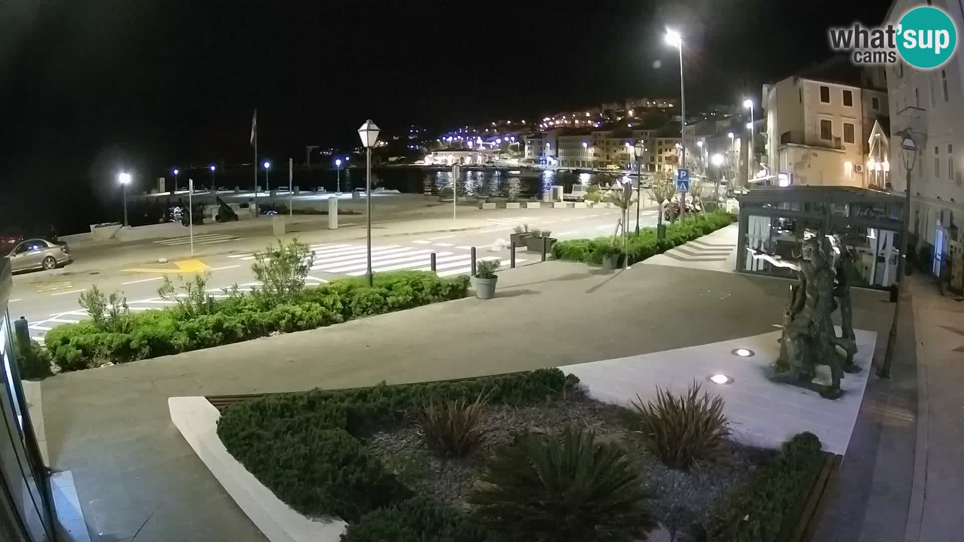 Spletna kamera v živo Senj riva – Hrvaška