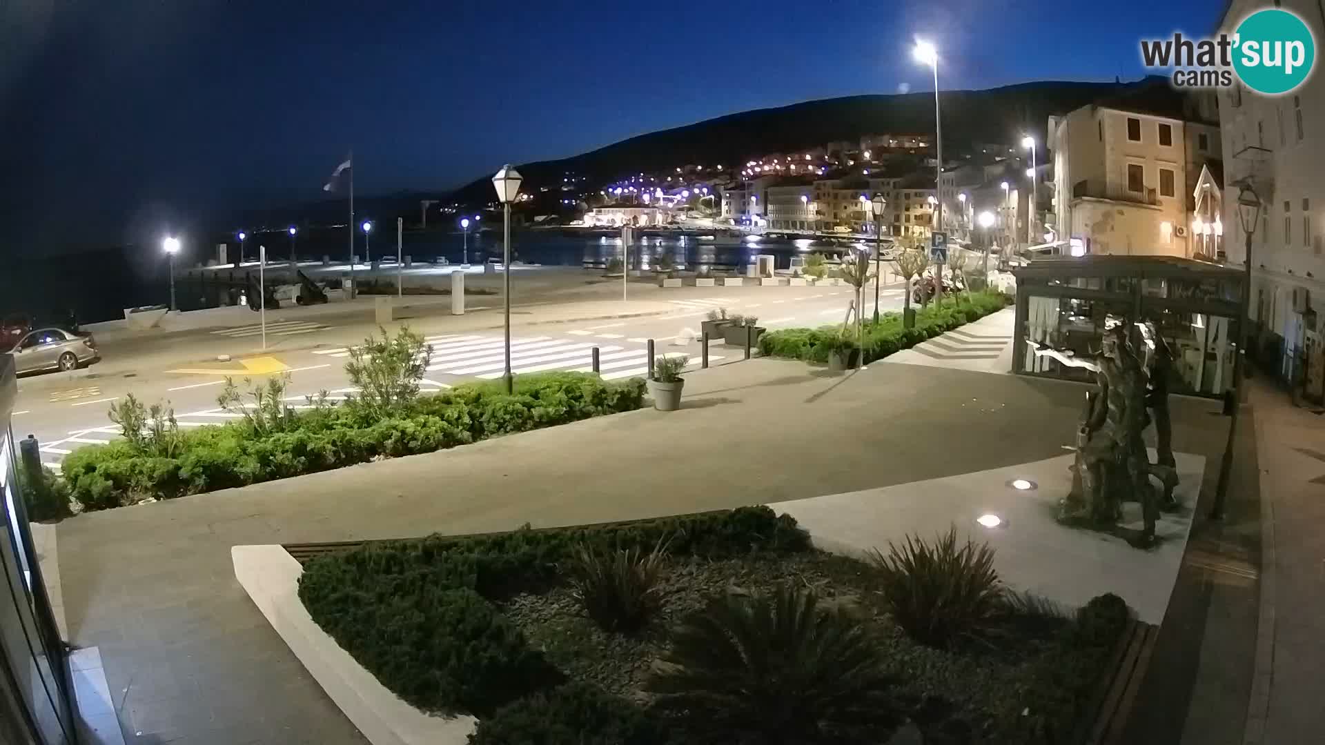 Live-Webcam Senj Riva – direkt am Meer – Kroatien