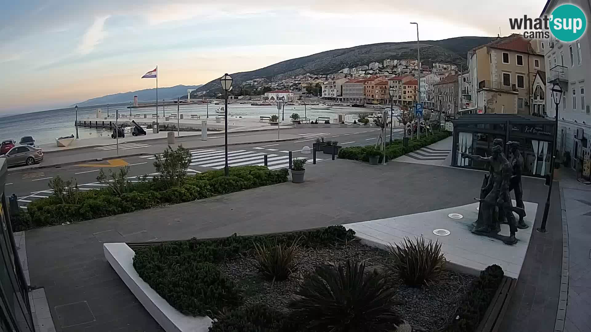 Live-Webcam Senj Riva – direkt am Meer – Kroatien