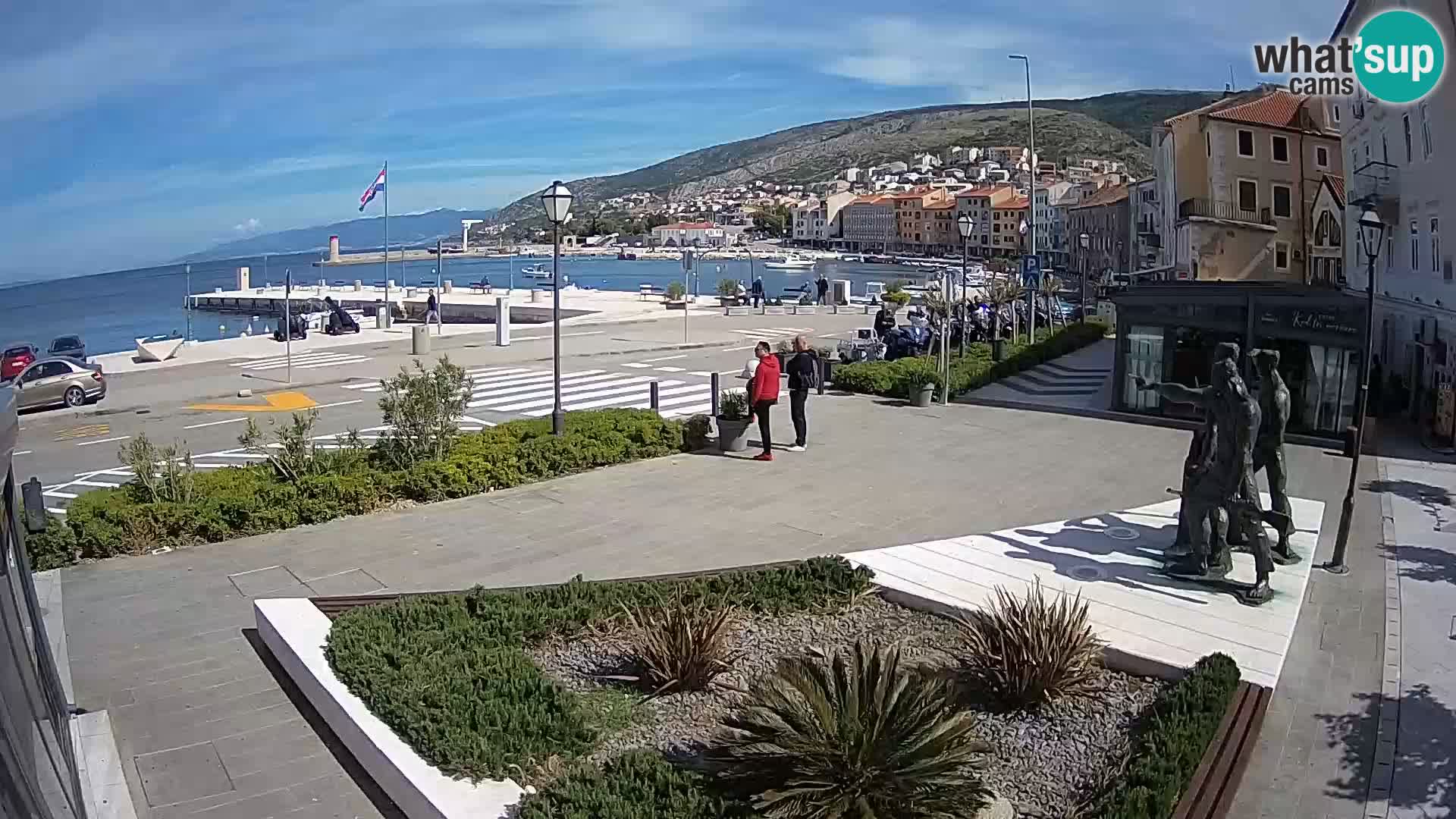Live webcam Senj riva – seafront – Croatia