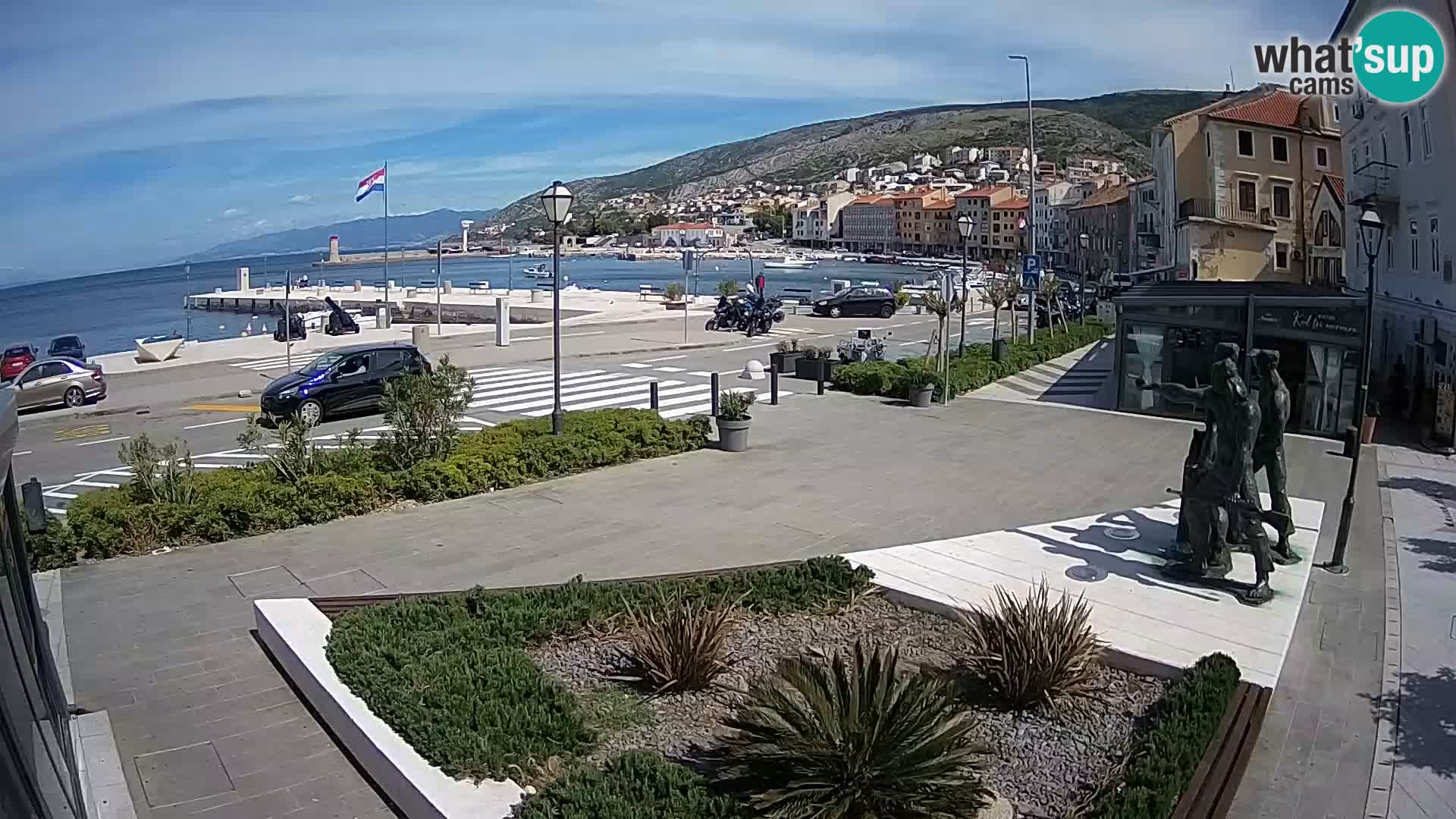 Live-Webcam Senj Riva – direkt am Meer – Kroatien