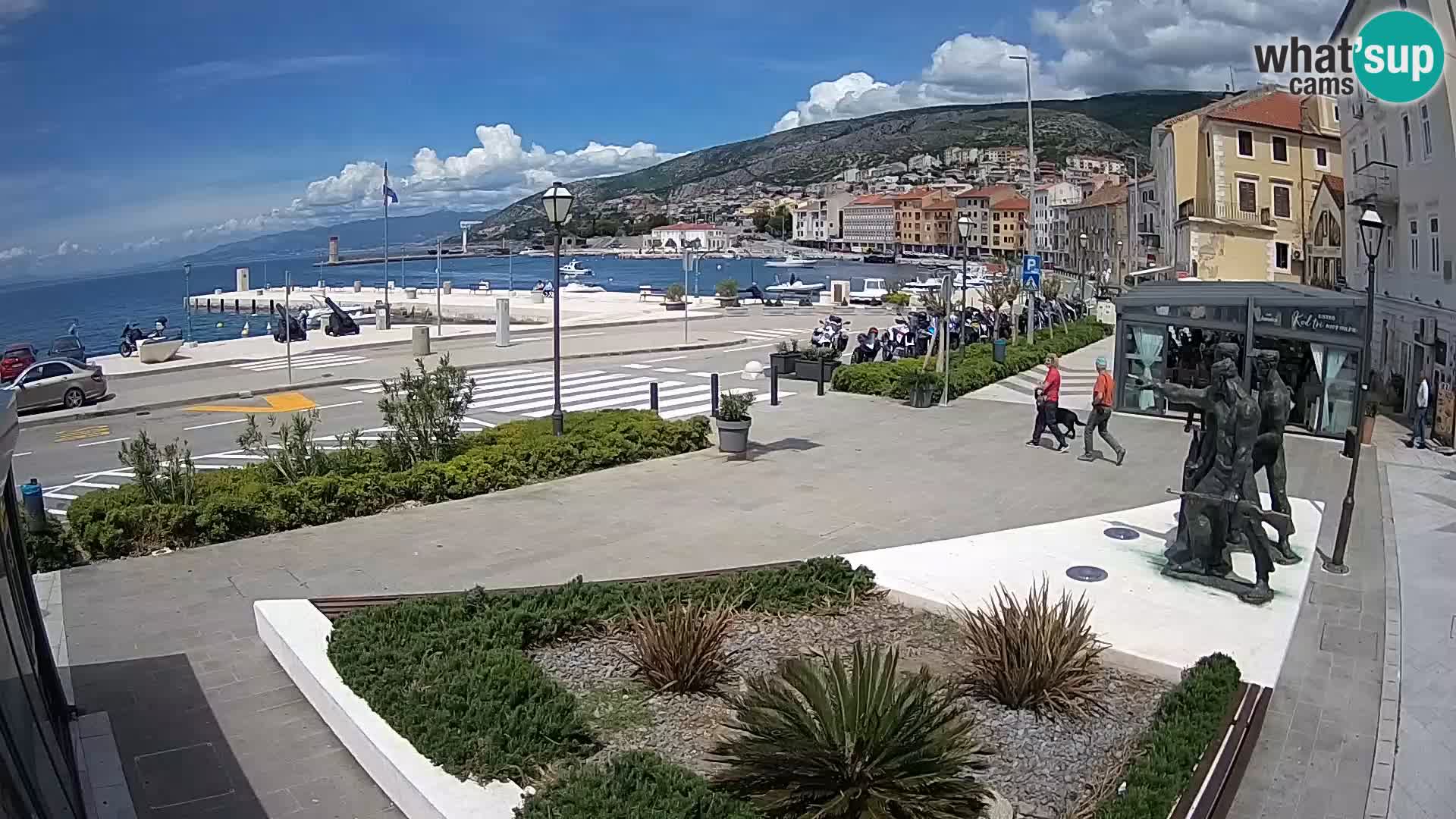 Live webcam Senj riva – seafront – Croatia