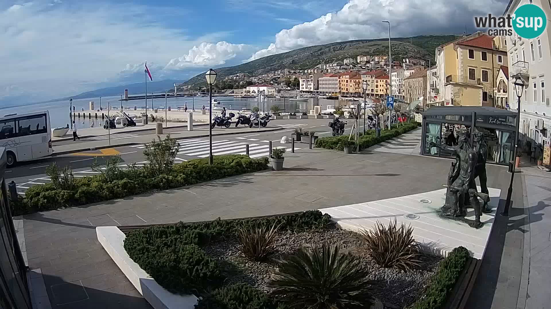 Live webcam Senj riva – fronte mare