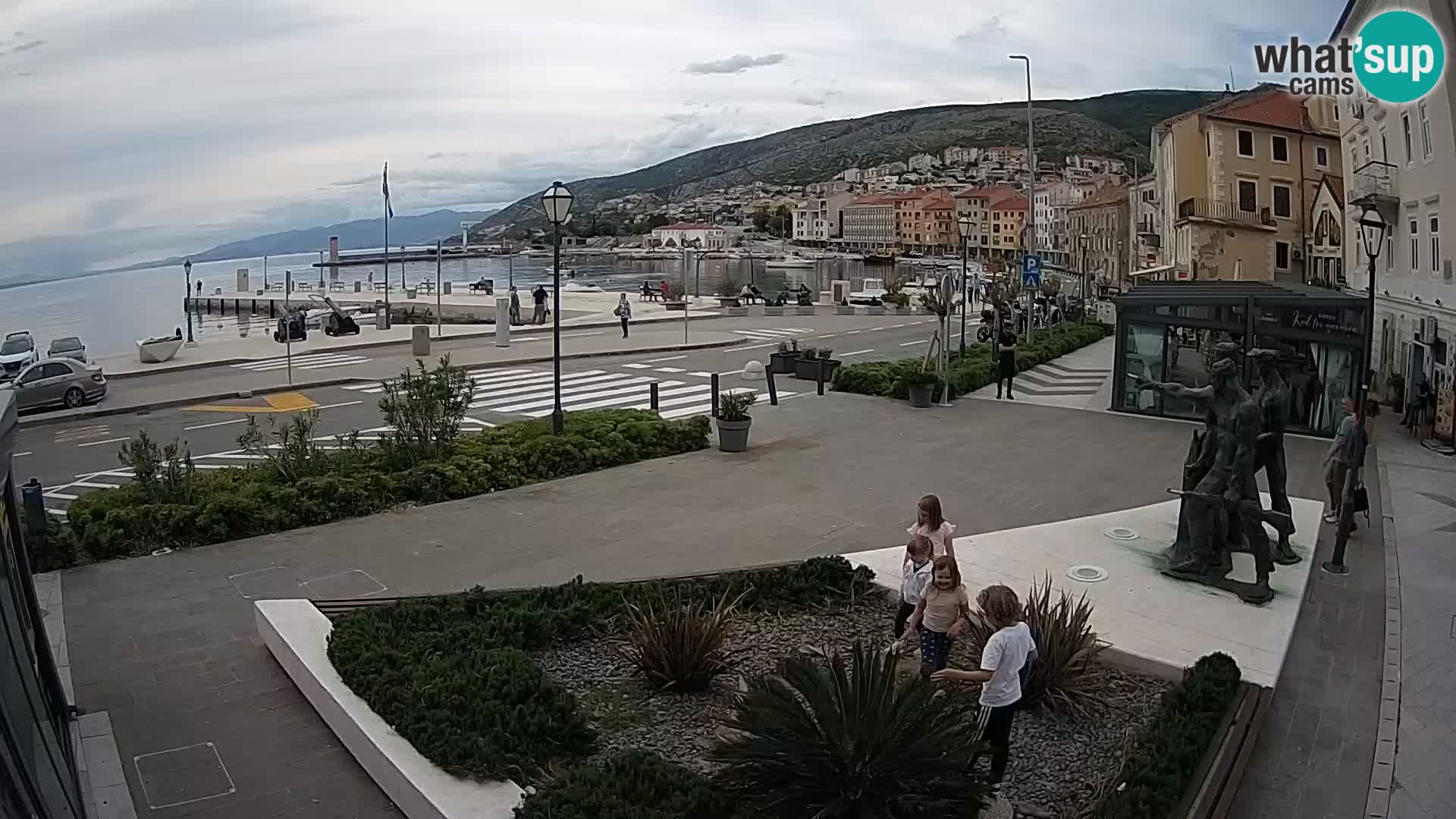 Spletna kamera v živo Senj riva – Hrvaška