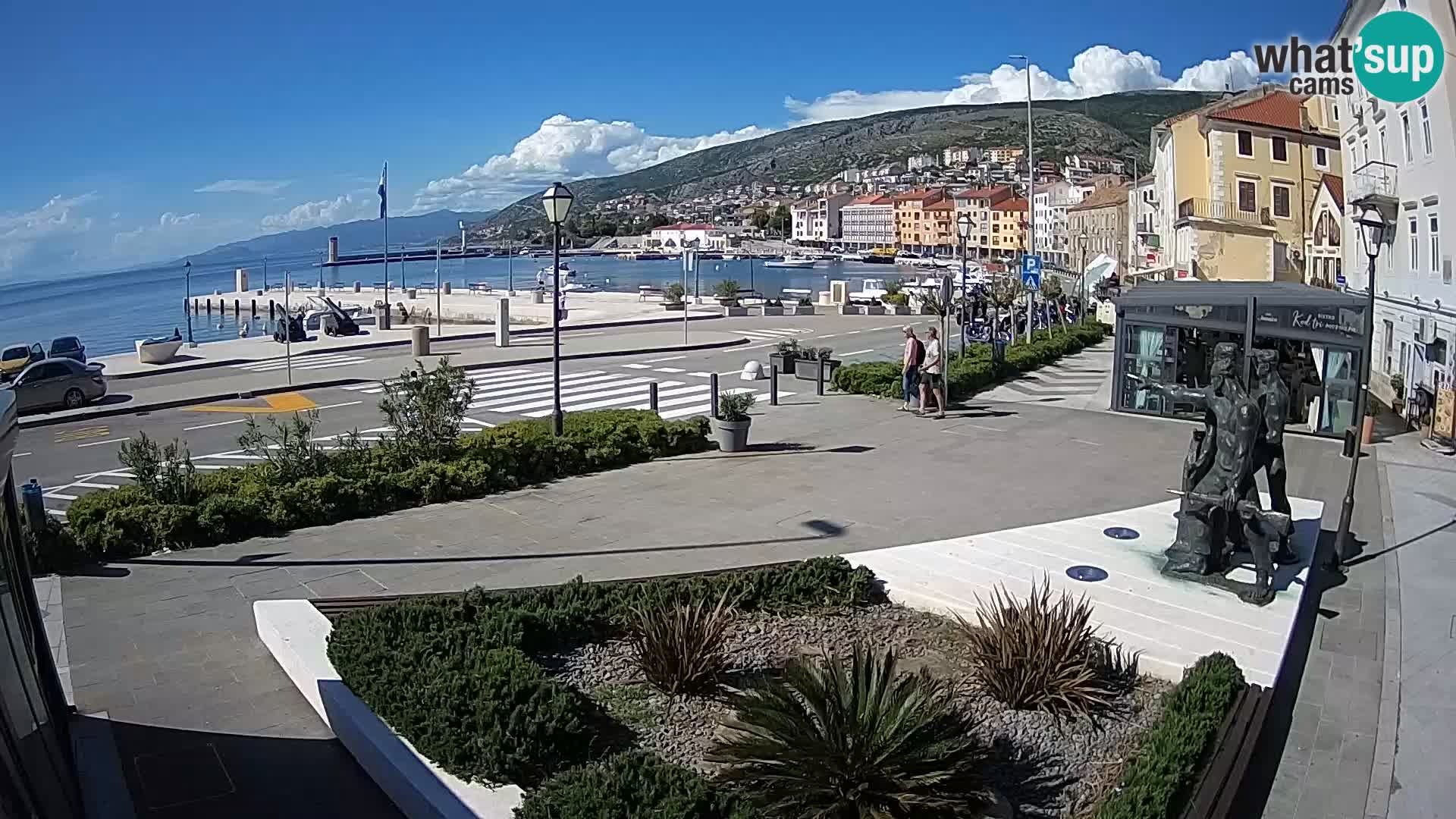 Spletna kamera v živo Senj riva – Hrvaška