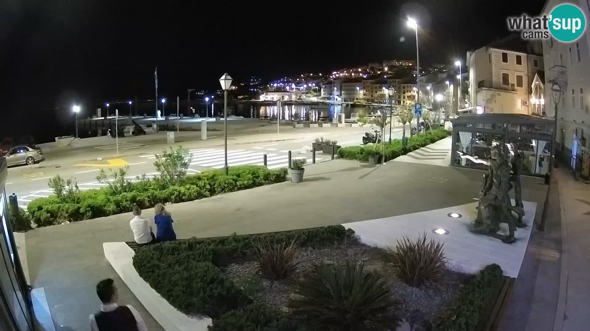Live webcam Senj riva – fronte mare