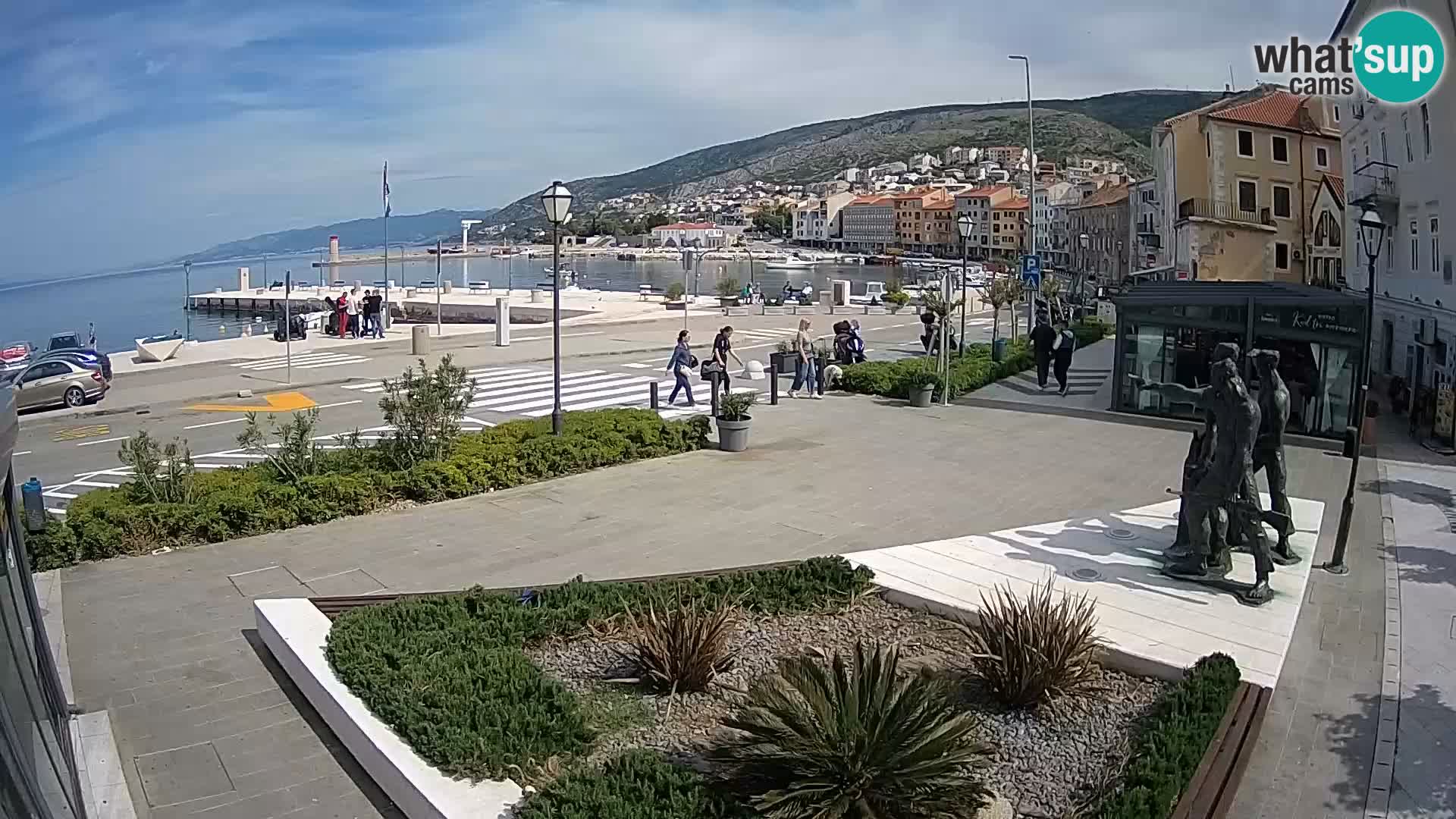 Live webcam Senj riva – fronte mare