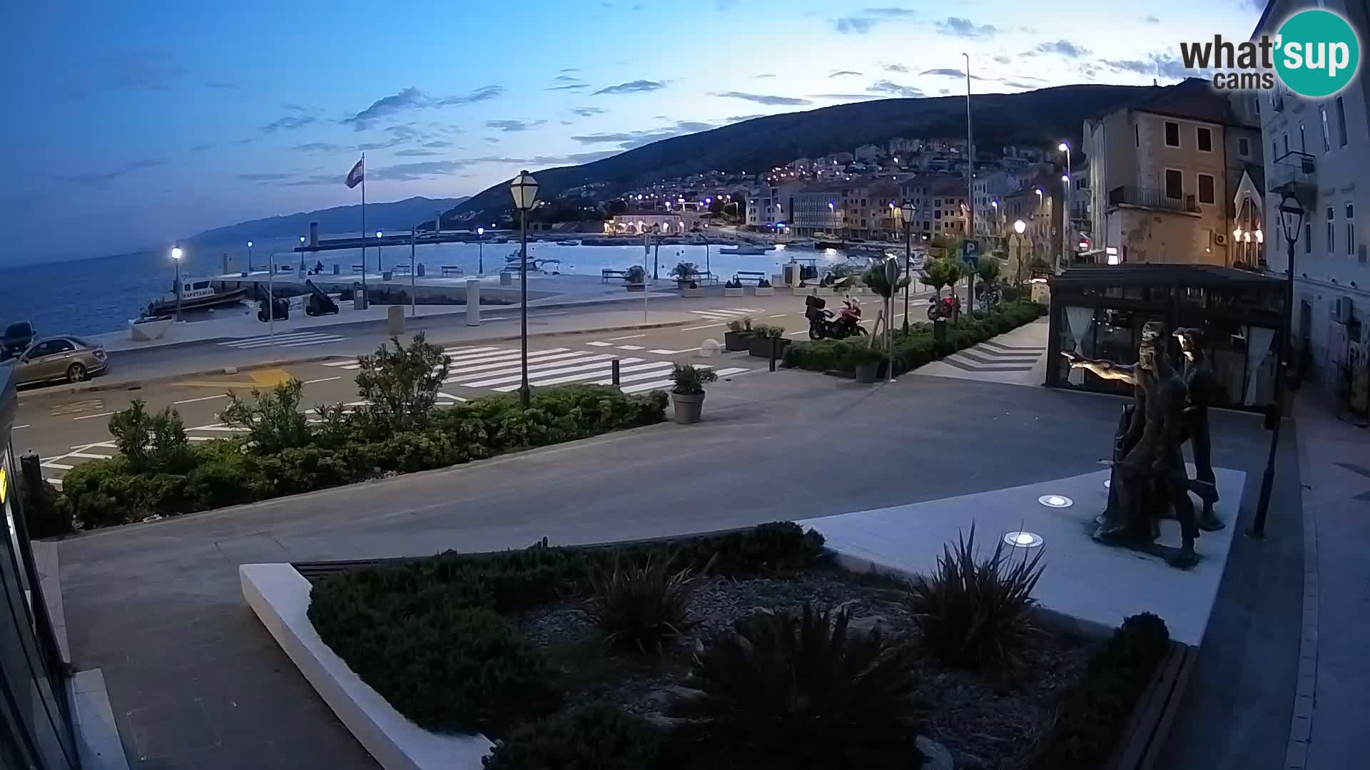 Spletna kamera v živo Senj riva – Hrvaška