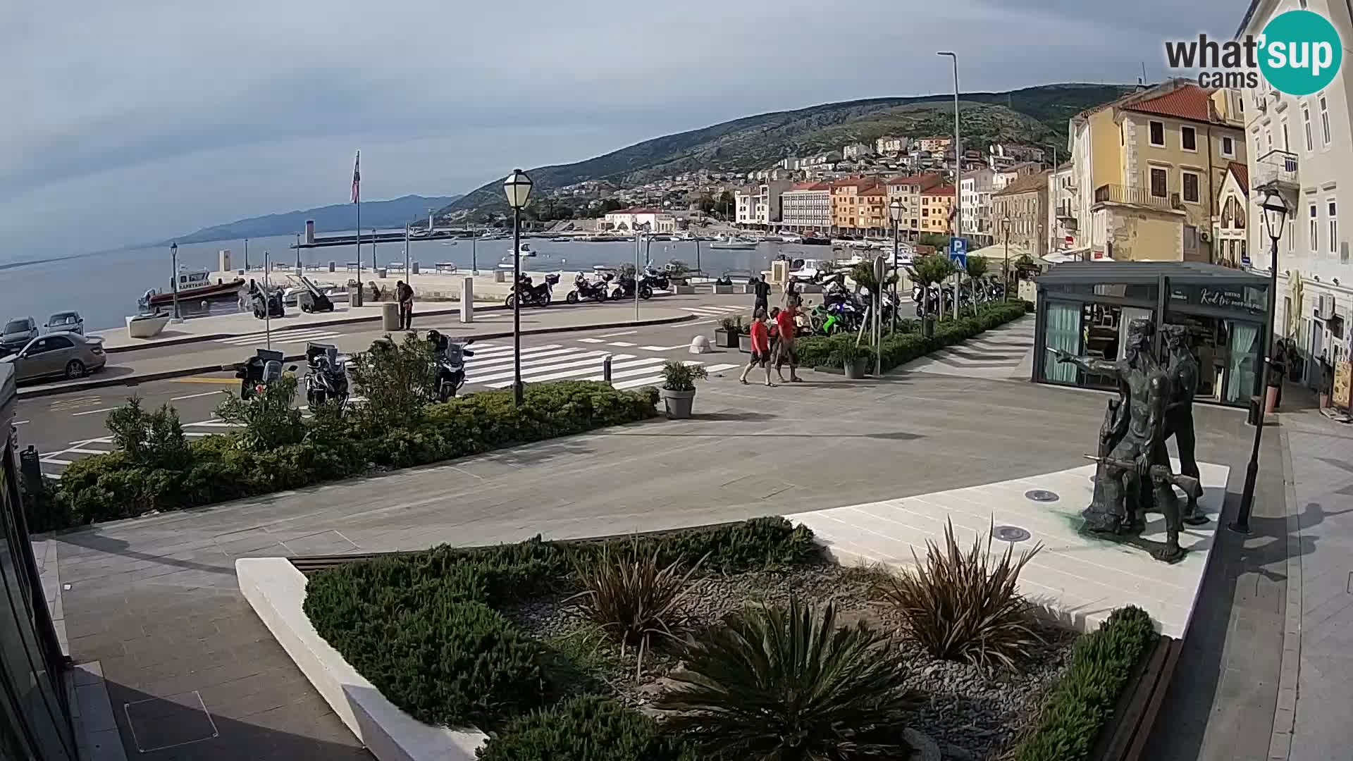 Live webcam Senj riva – fronte mare