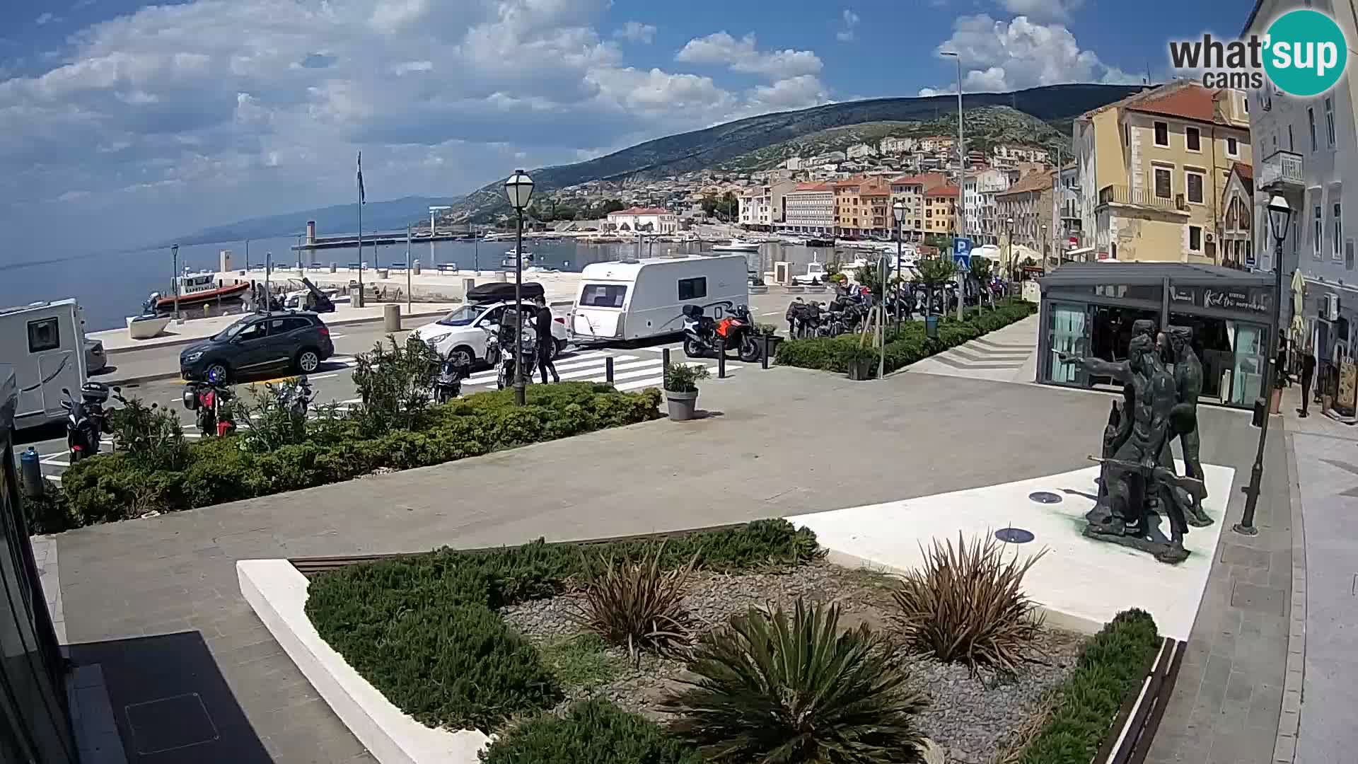 Live webcam Senj riva – seafront – Croatia