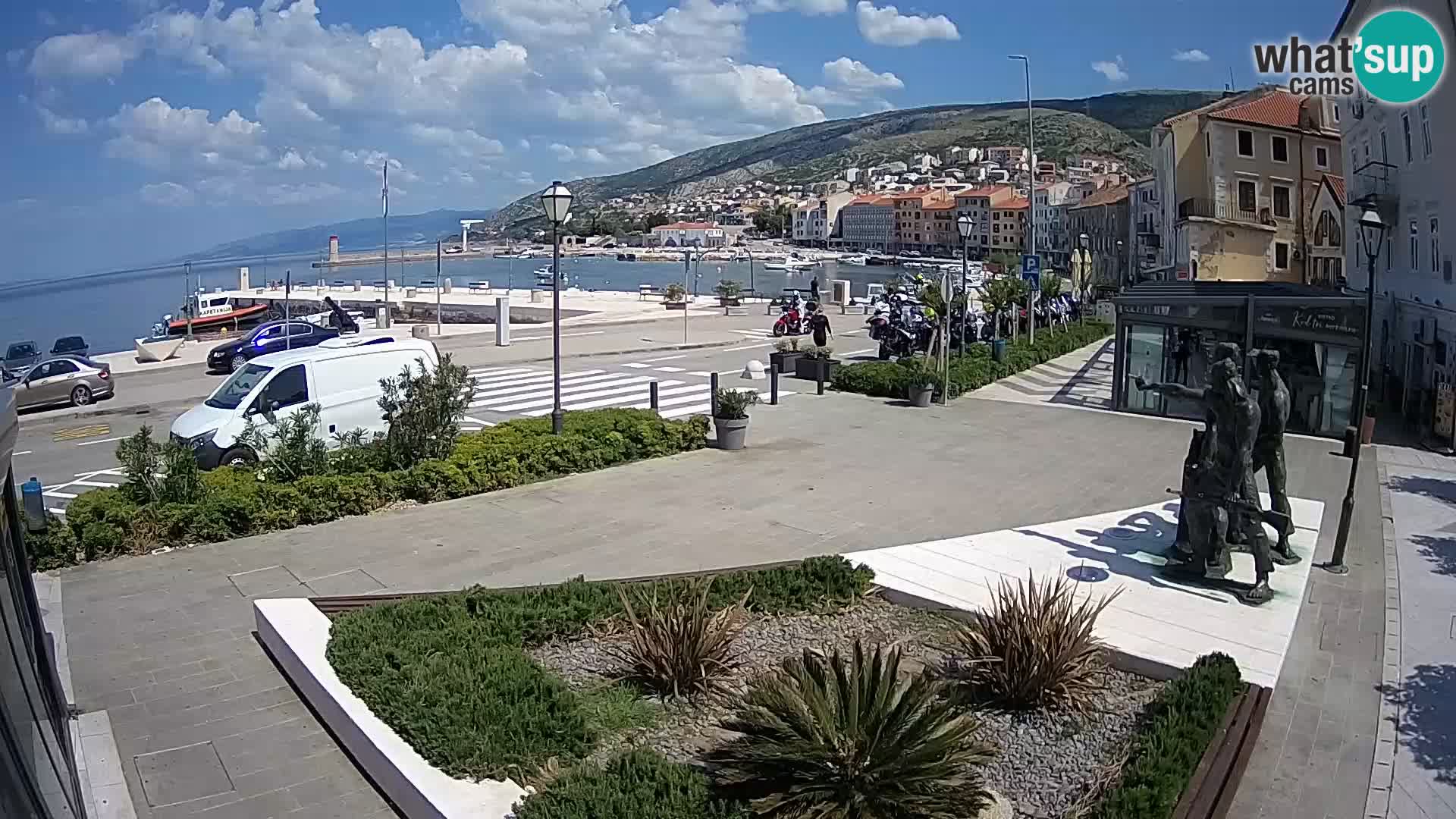 Live webcam Senj riva – fronte mare