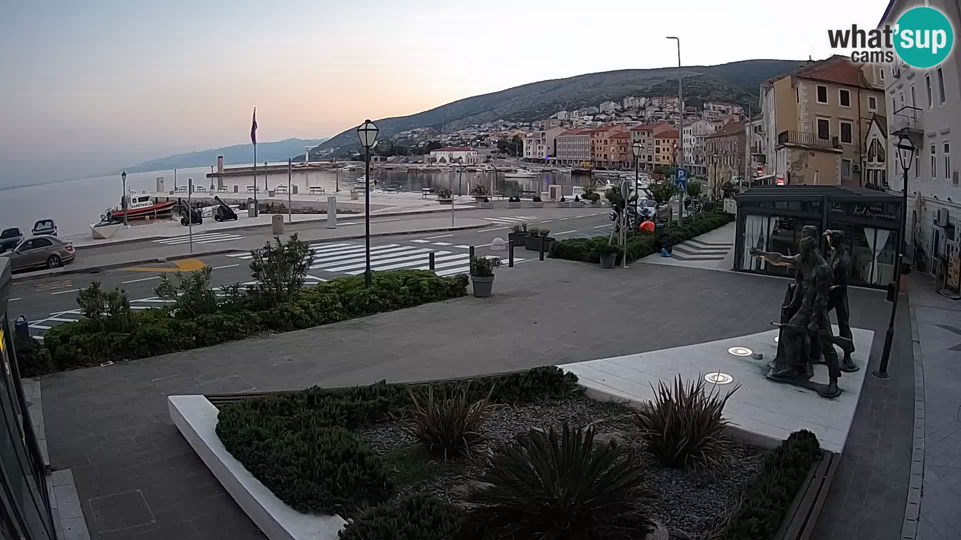 Spletna kamera v živo Senj riva – Hrvaška