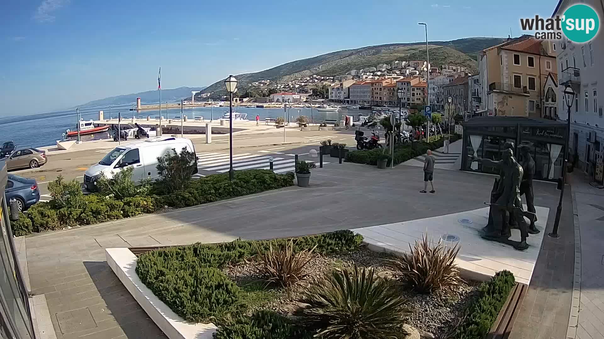 Live webcam Senj riva – seafront – Croatia