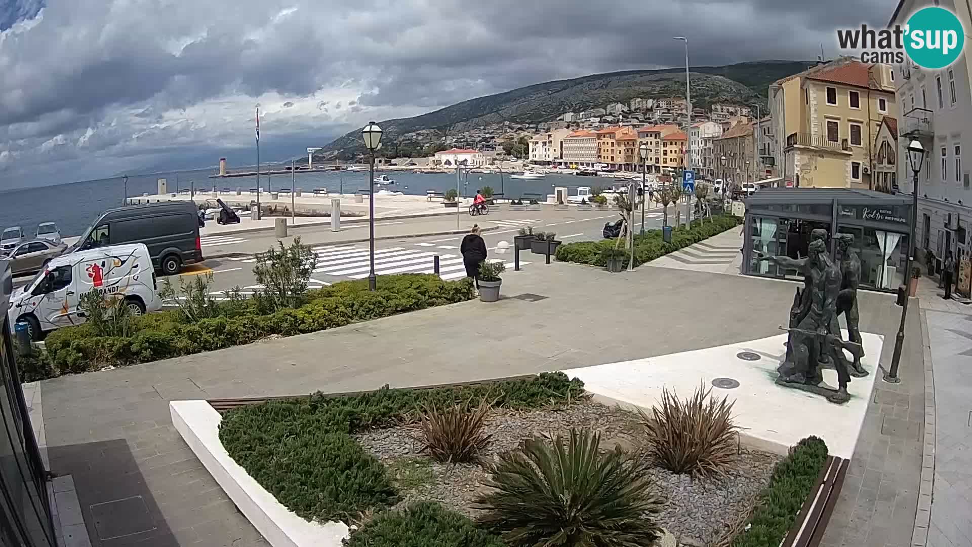 Spletna kamera v živo Senj riva – Hrvaška