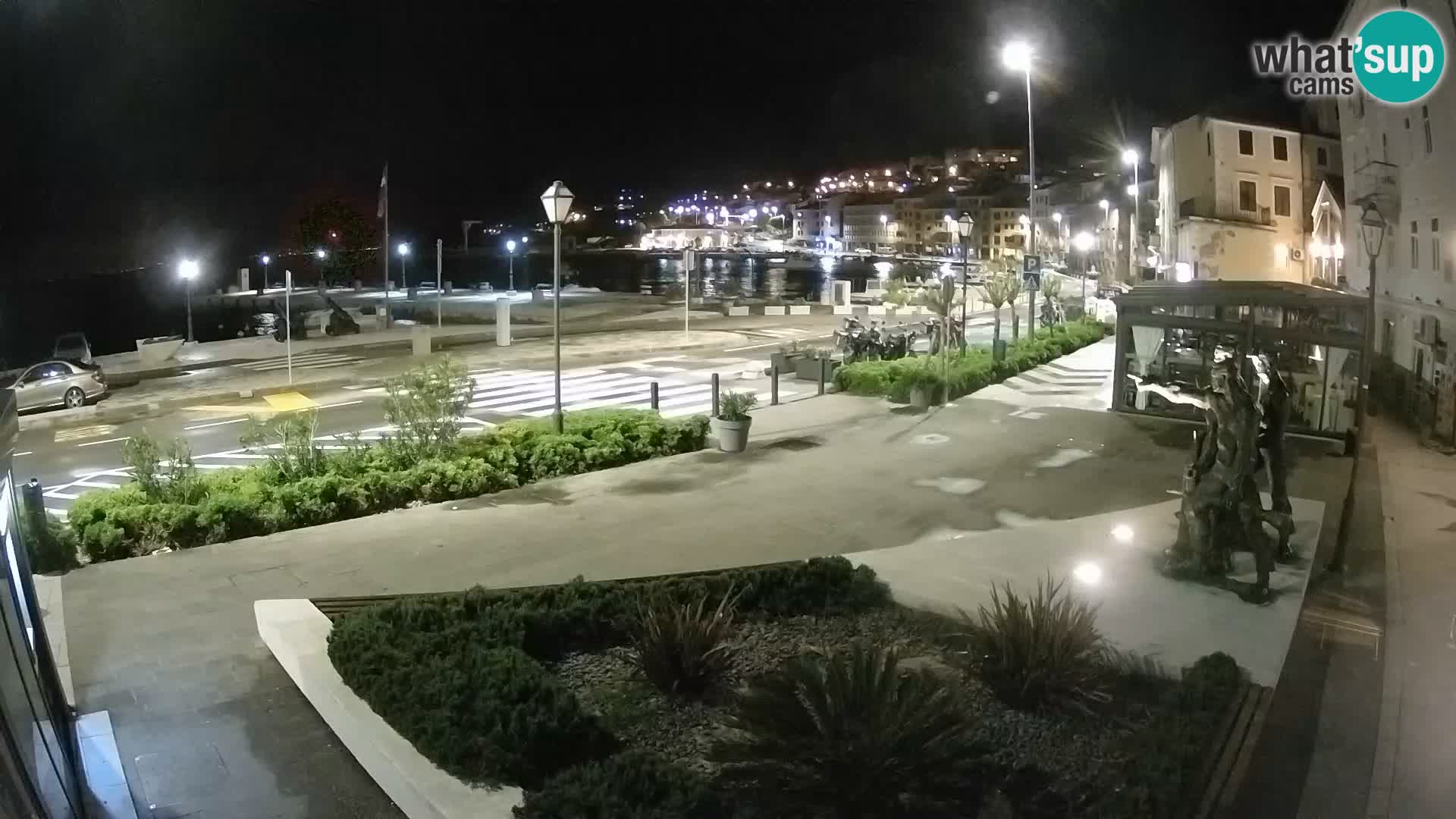 Live webcam Senj riva – fronte mare
