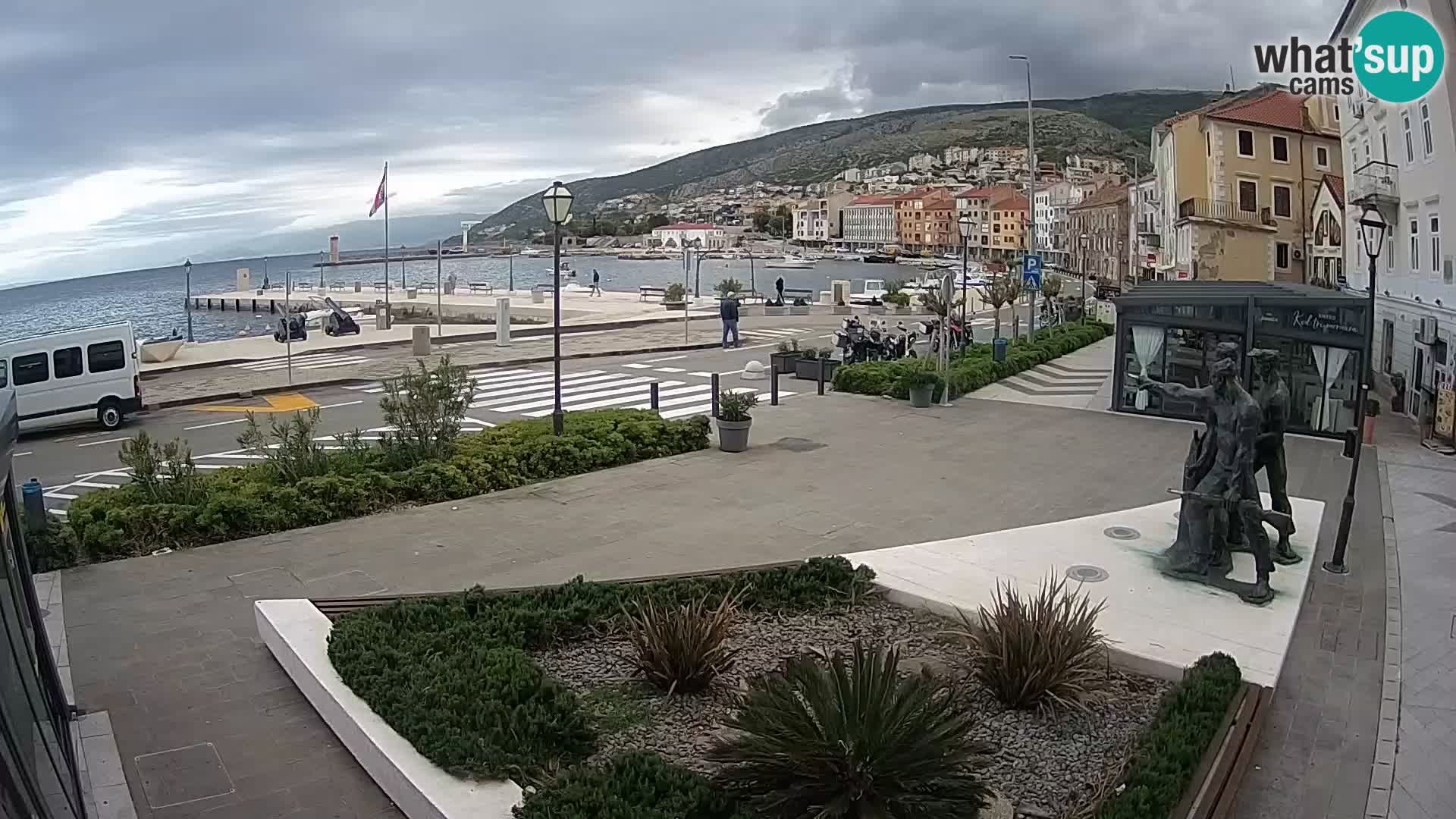 Live webcam Senj riva – seafront – Croatia