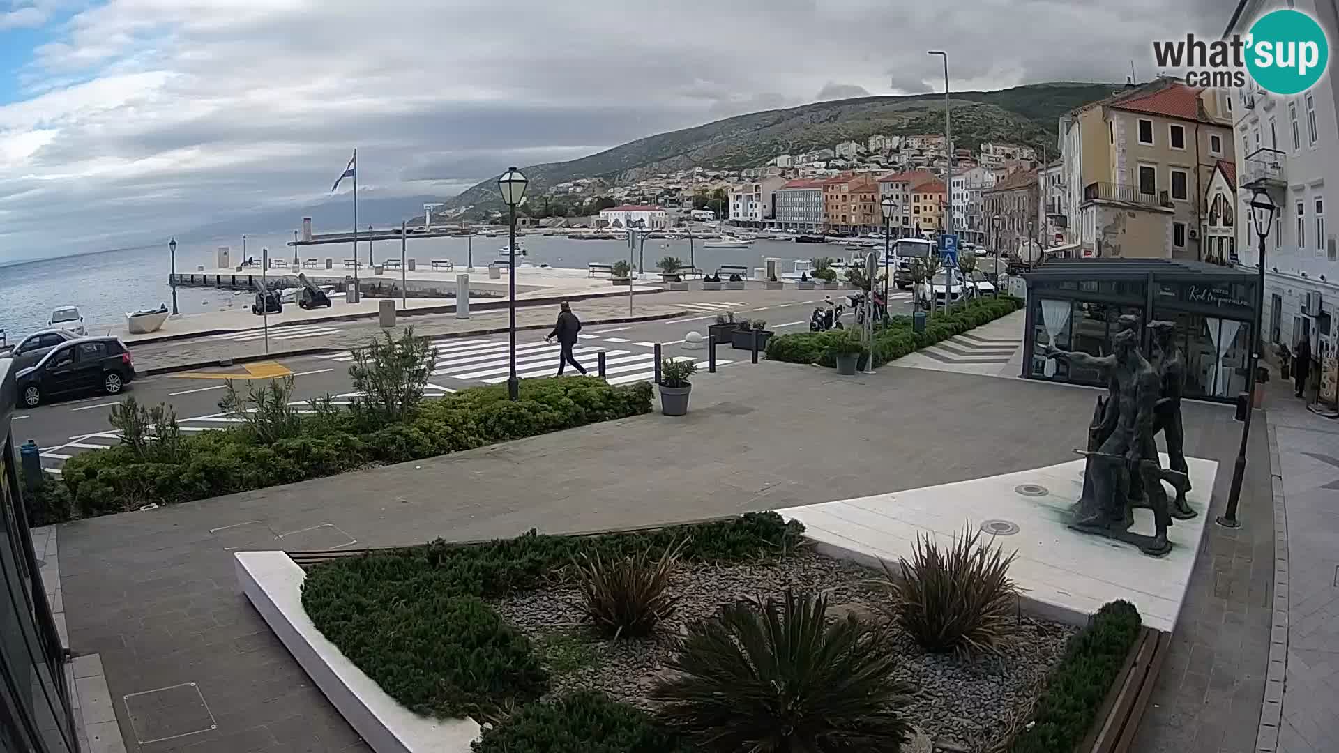 Spletna kamera v živo Senj riva – Hrvaška