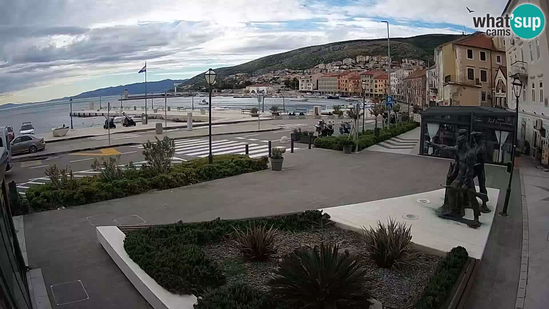 Live-Webcam Senj Riva – direkt am Meer – Kroatien