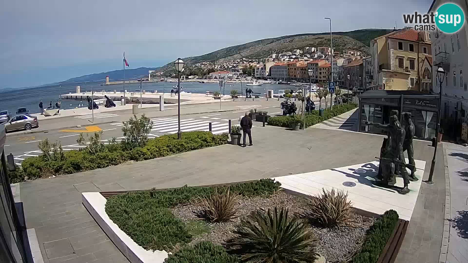 Live webcam Senj riva – seafront – Croatia