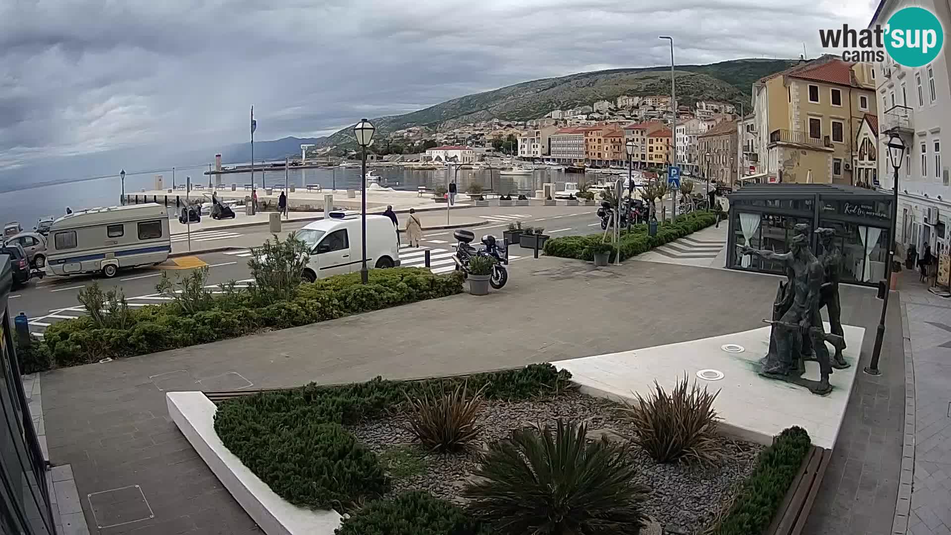 Live webcam Senj riva – seafront – Croatia