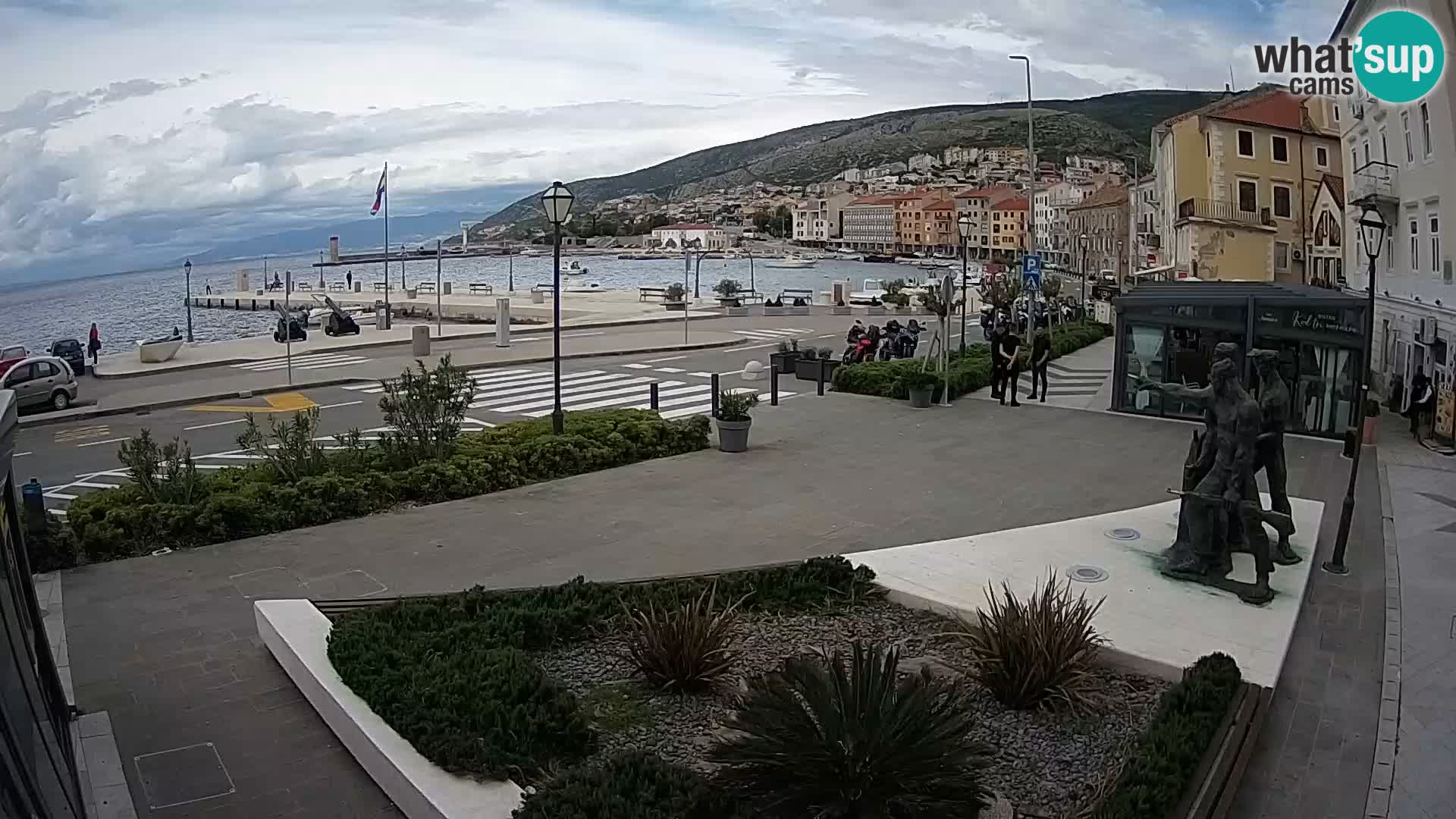 Live-Webcam Senj Riva – direkt am Meer – Kroatien