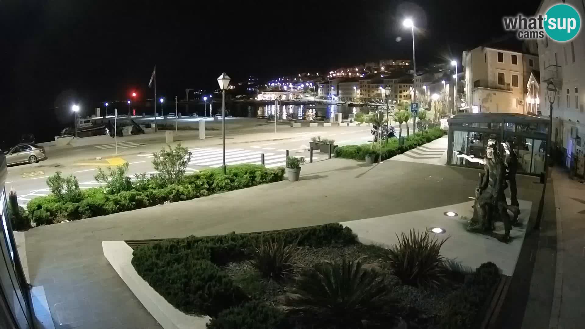 Spletna kamera v živo Senj riva – Hrvaška