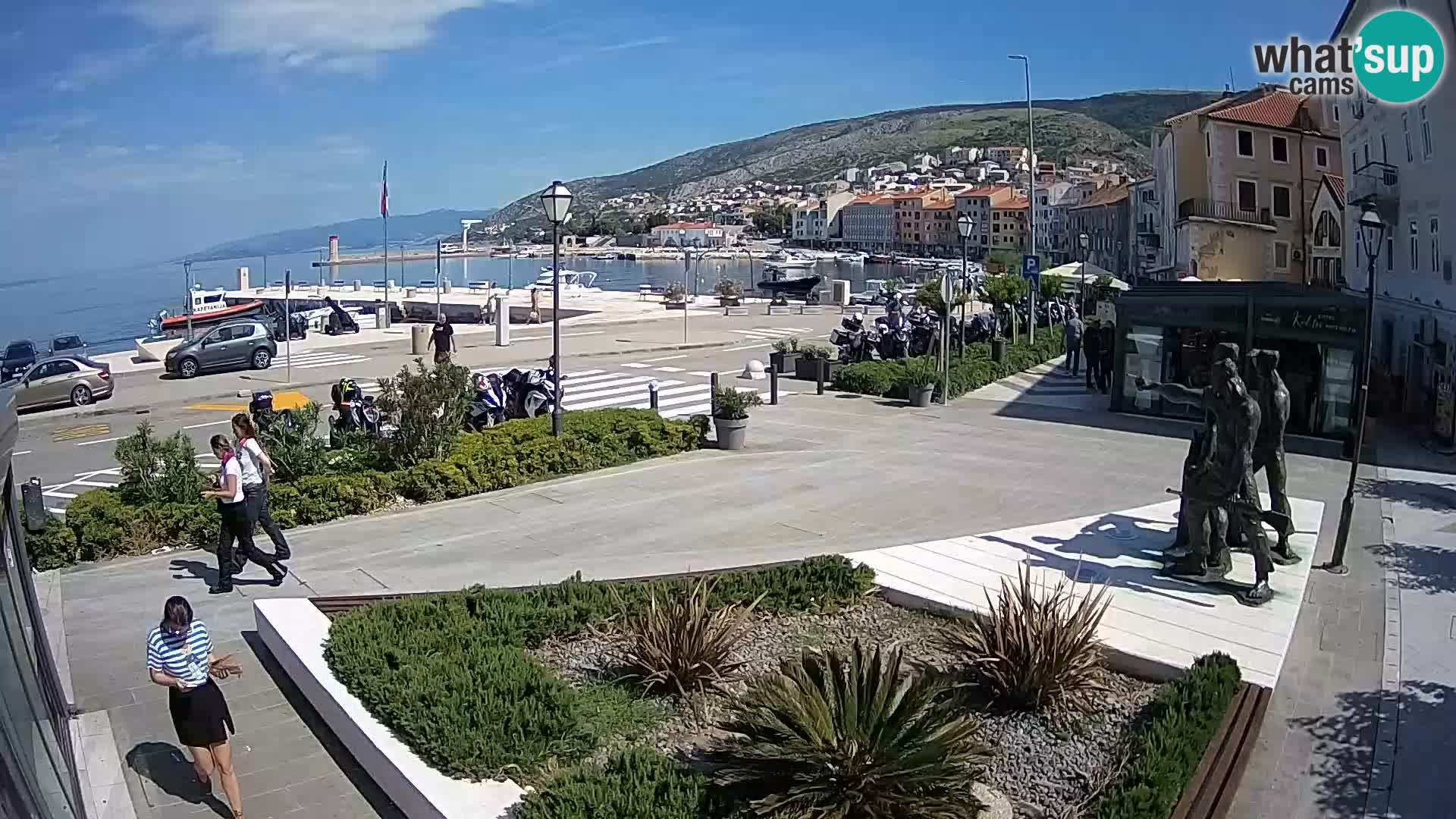 Live webcam Senj riva – fronte mare