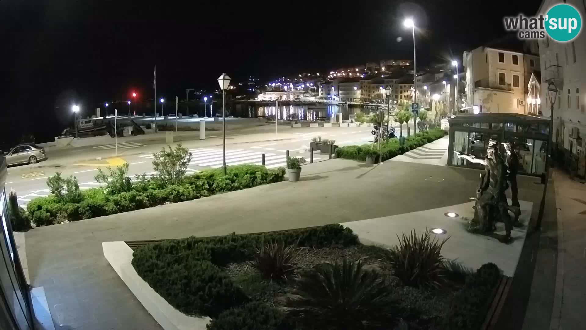 Live-Webcam Senj Riva – direkt am Meer – Kroatien