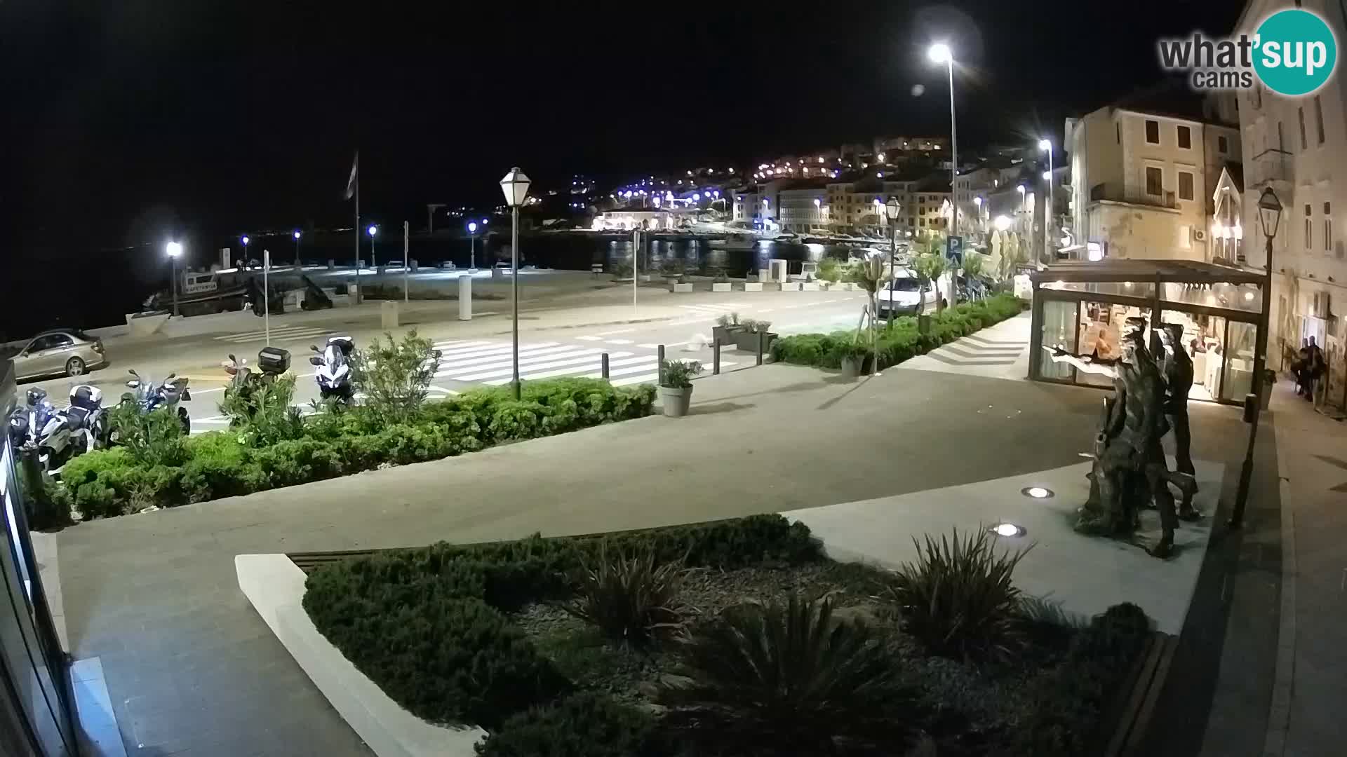 Live-Webcam Senj Riva – direkt am Meer – Kroatien