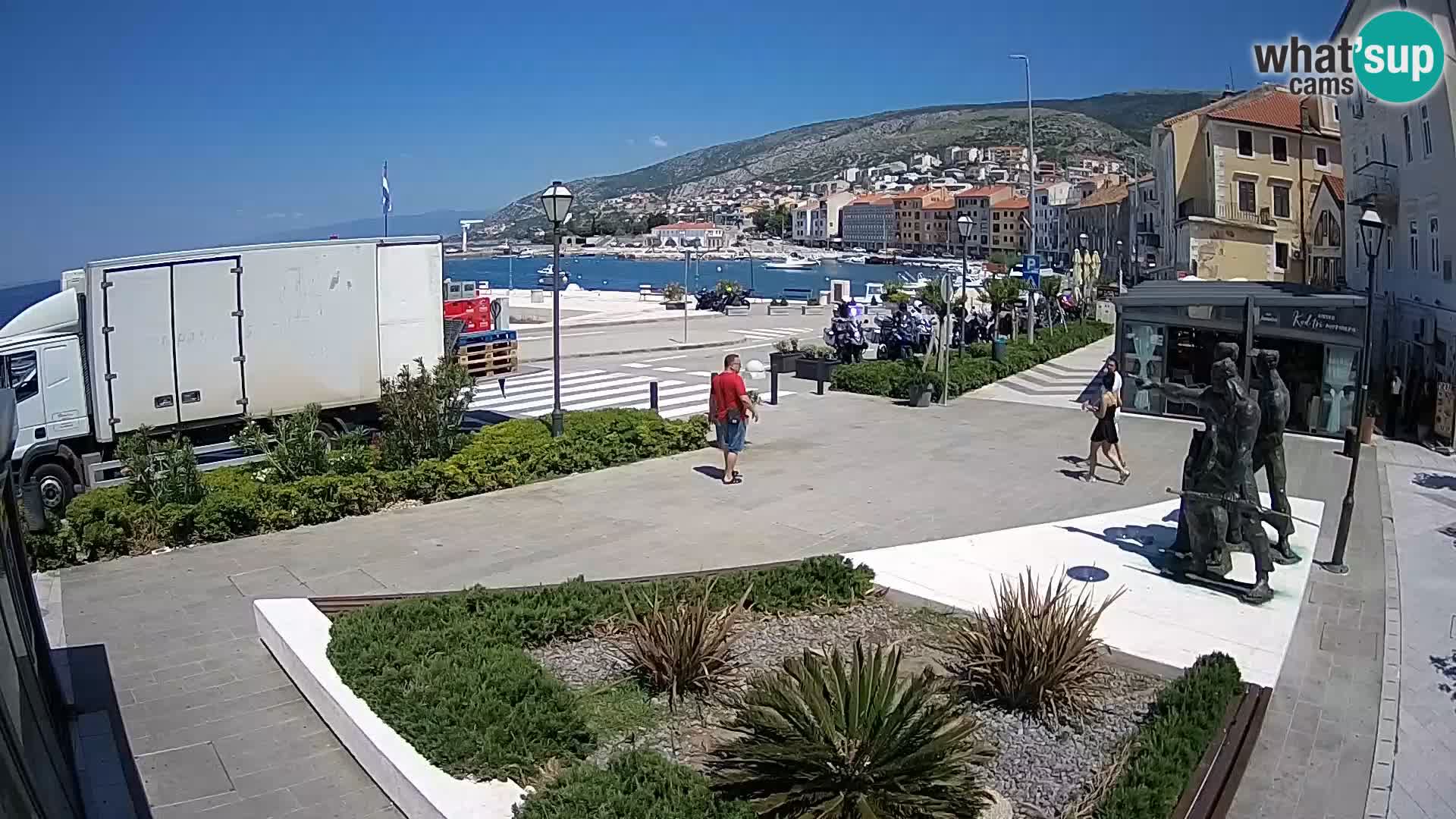 Live webcam Senj riva – fronte mare