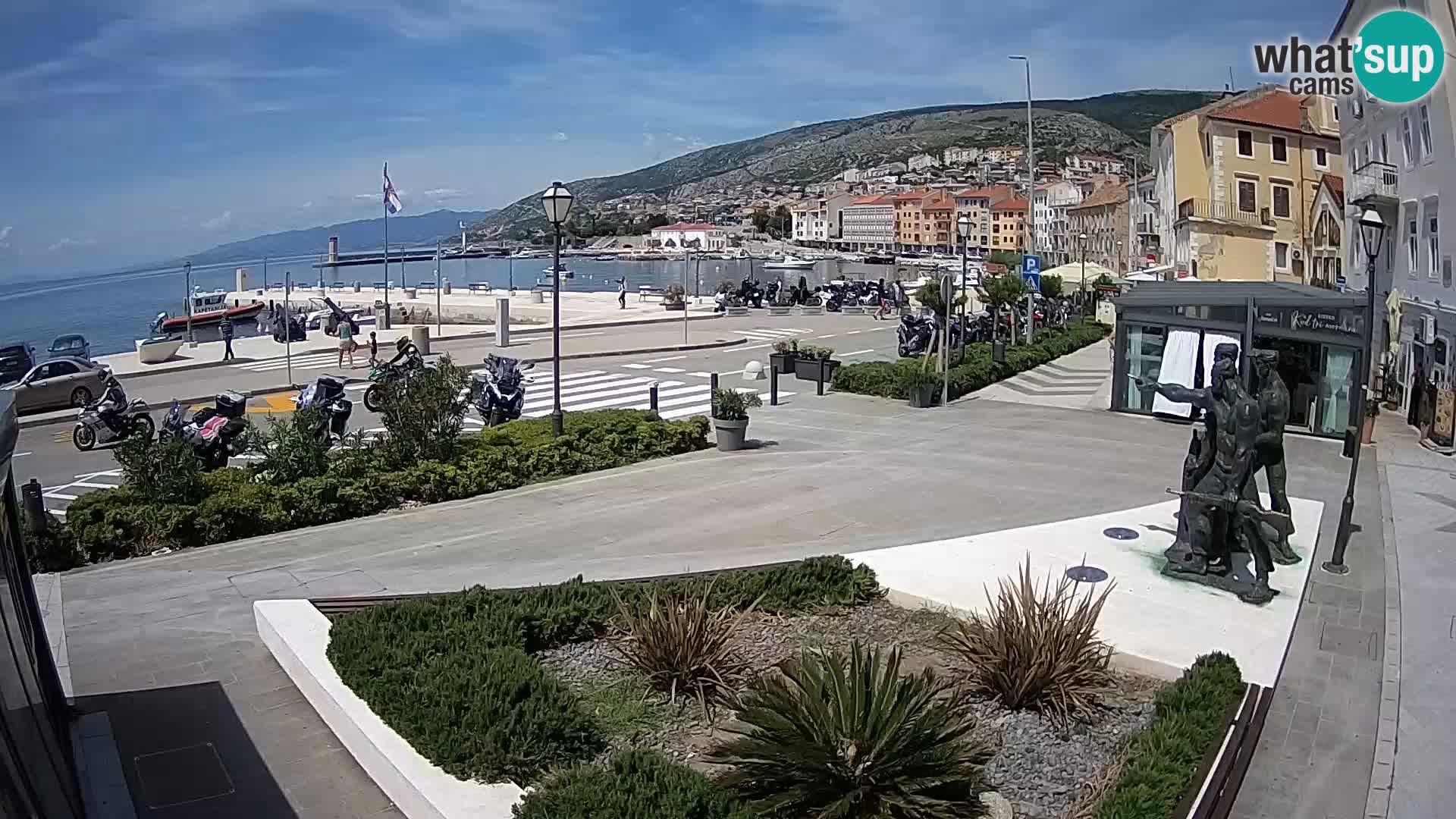 Spletna kamera v živo Senj riva – Hrvaška