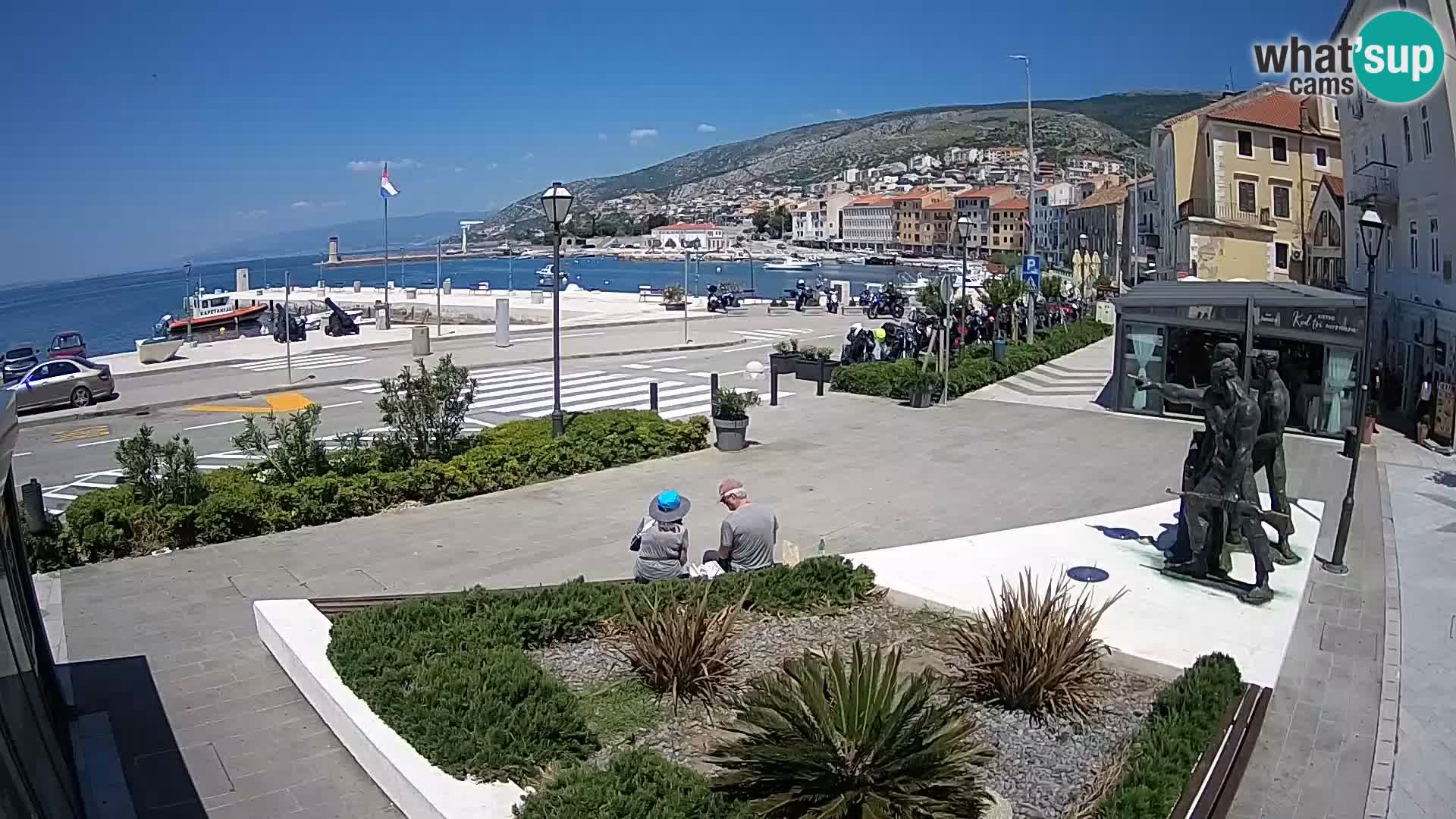 Webcam en vivo Senj riva – paseo marítimo