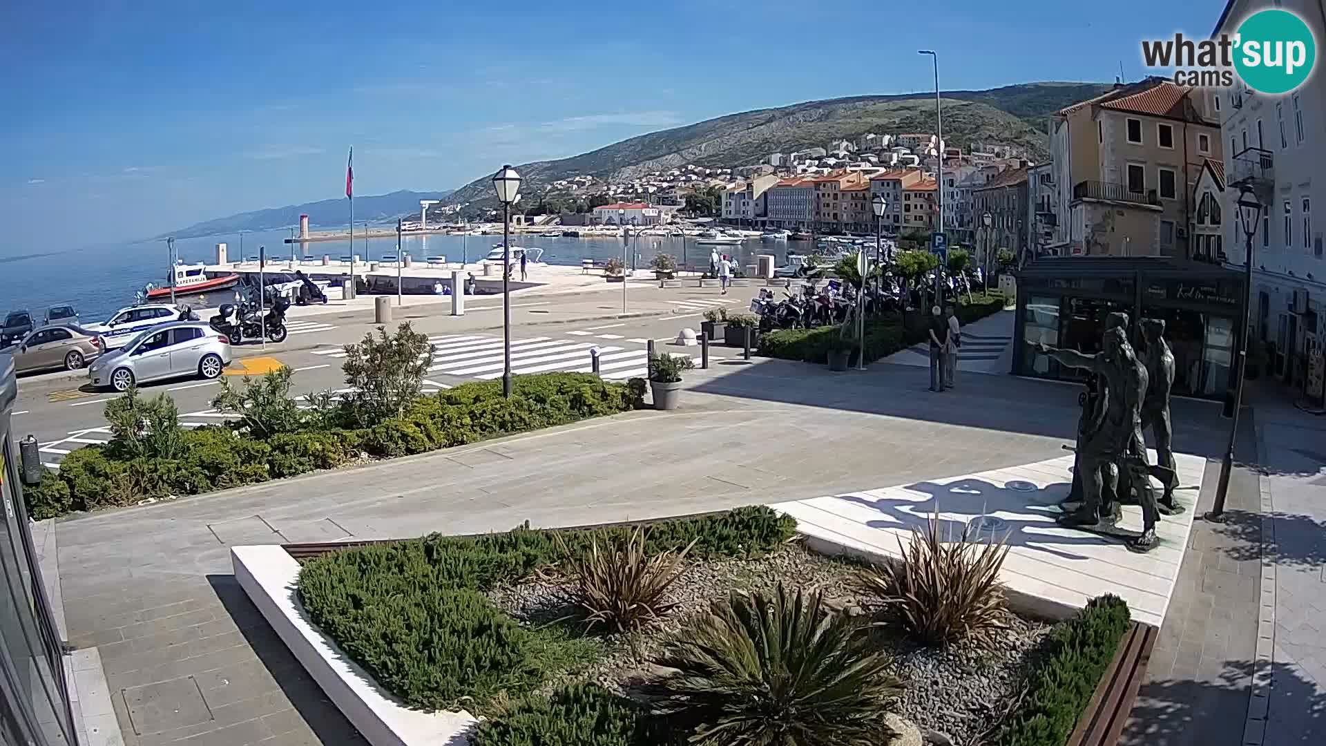Live webcam Senj riva – seafront – Croatia