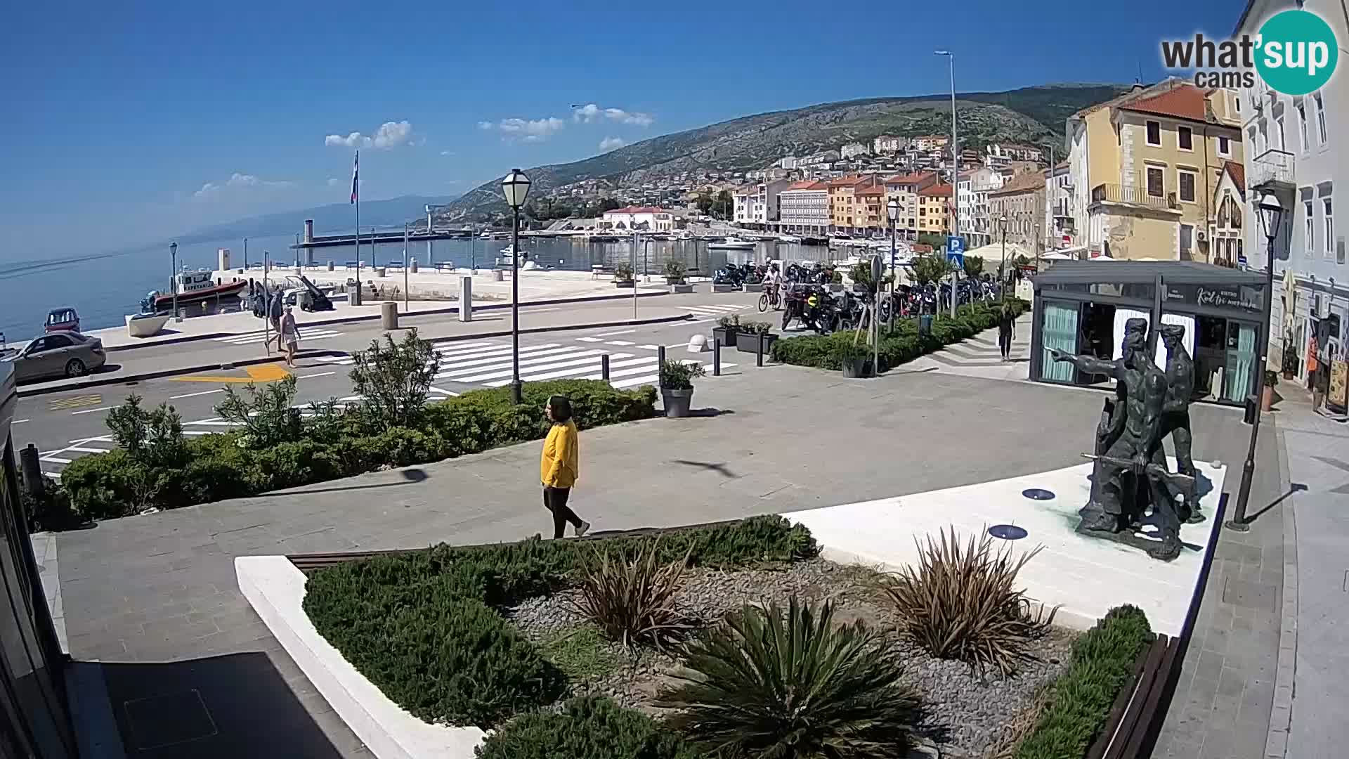 Live-Webcam Senj Riva – direkt am Meer – Kroatien