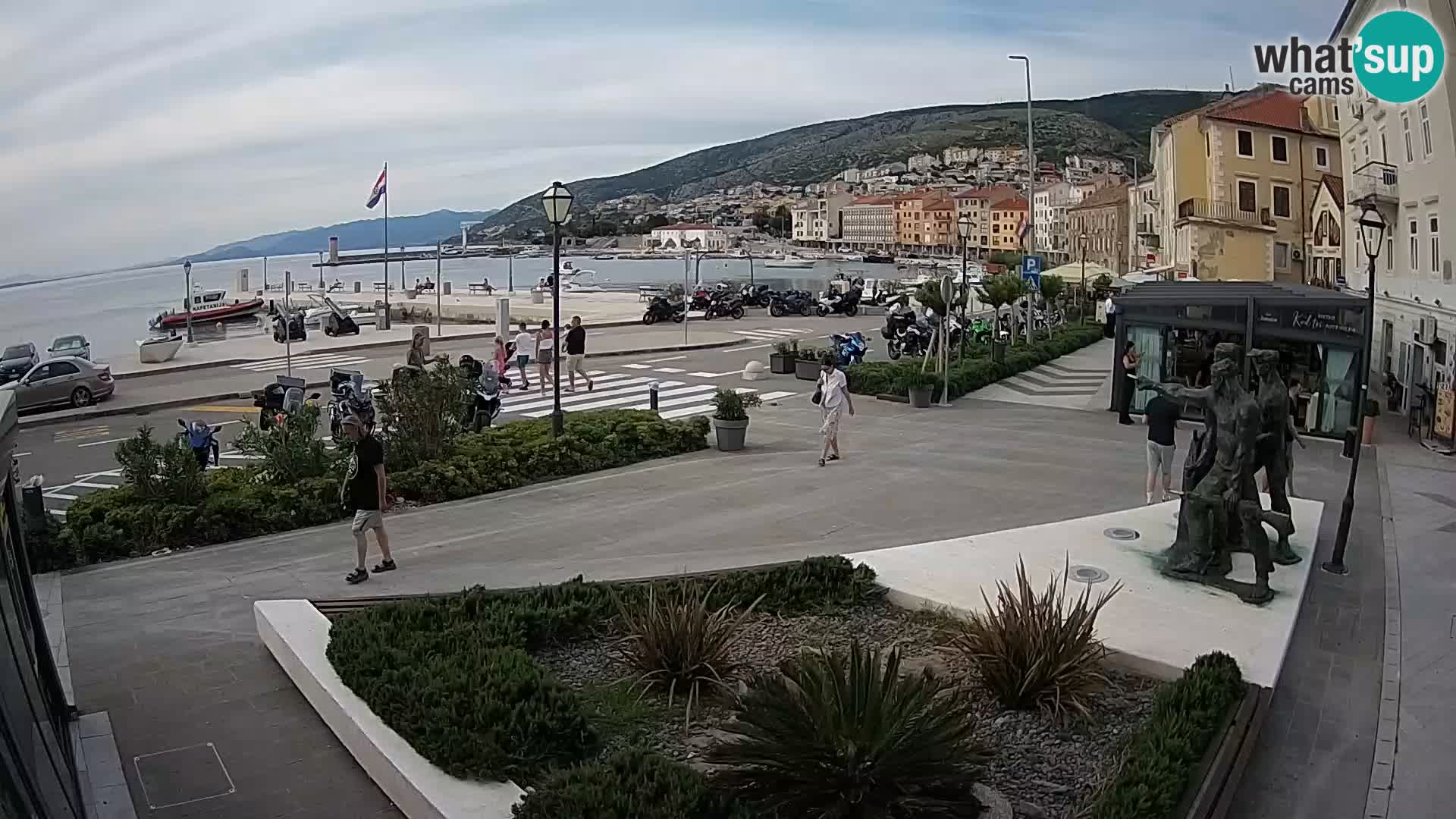 Live webcam Senj riva – seafront – Croatia