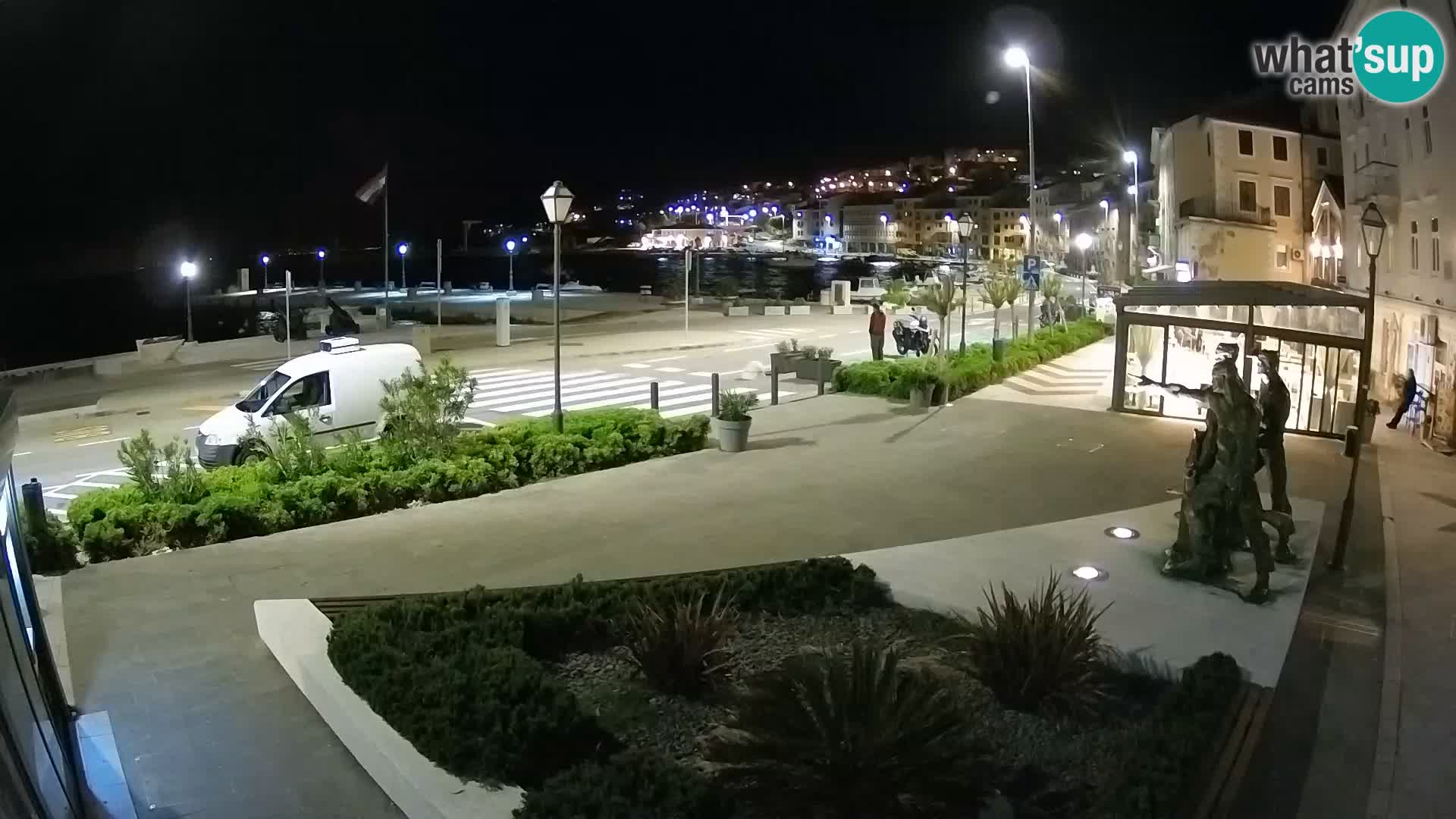 Live webcam Senj riva – seafront – Croatia