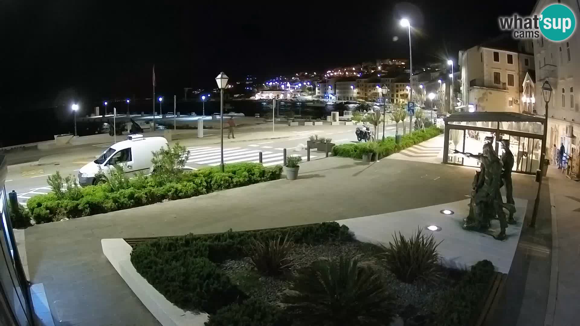 Live webcam Senj riva – seafront – Croatia