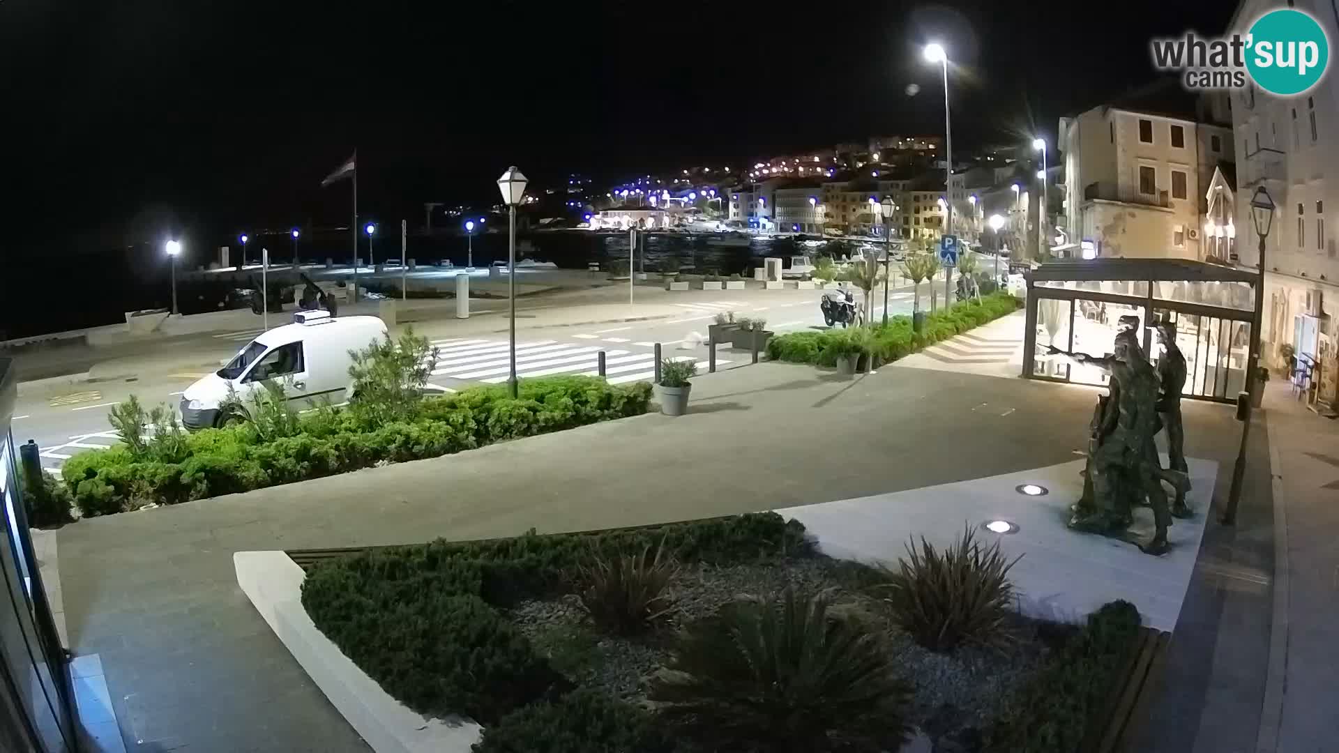 Live webcam Senj riva – seafront – Croatia