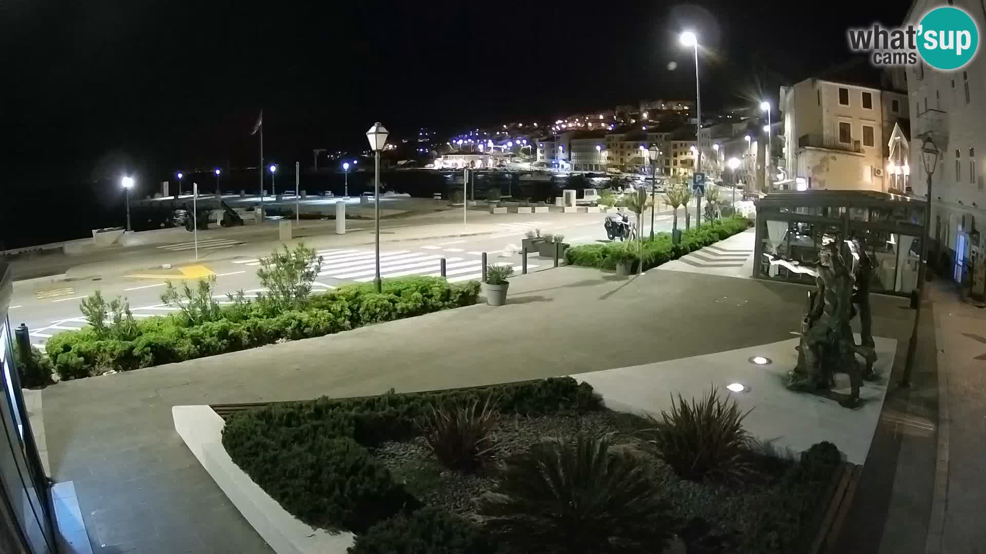 Live webcam Senj riva – seafront – Croatia