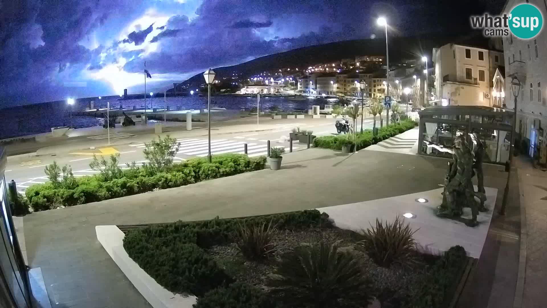 Live webcam Senj riva – seafront – Croatia
