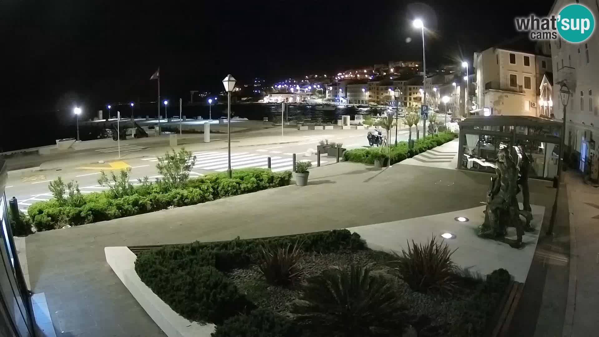 Live webcam Senj riva – seafront – Croatia