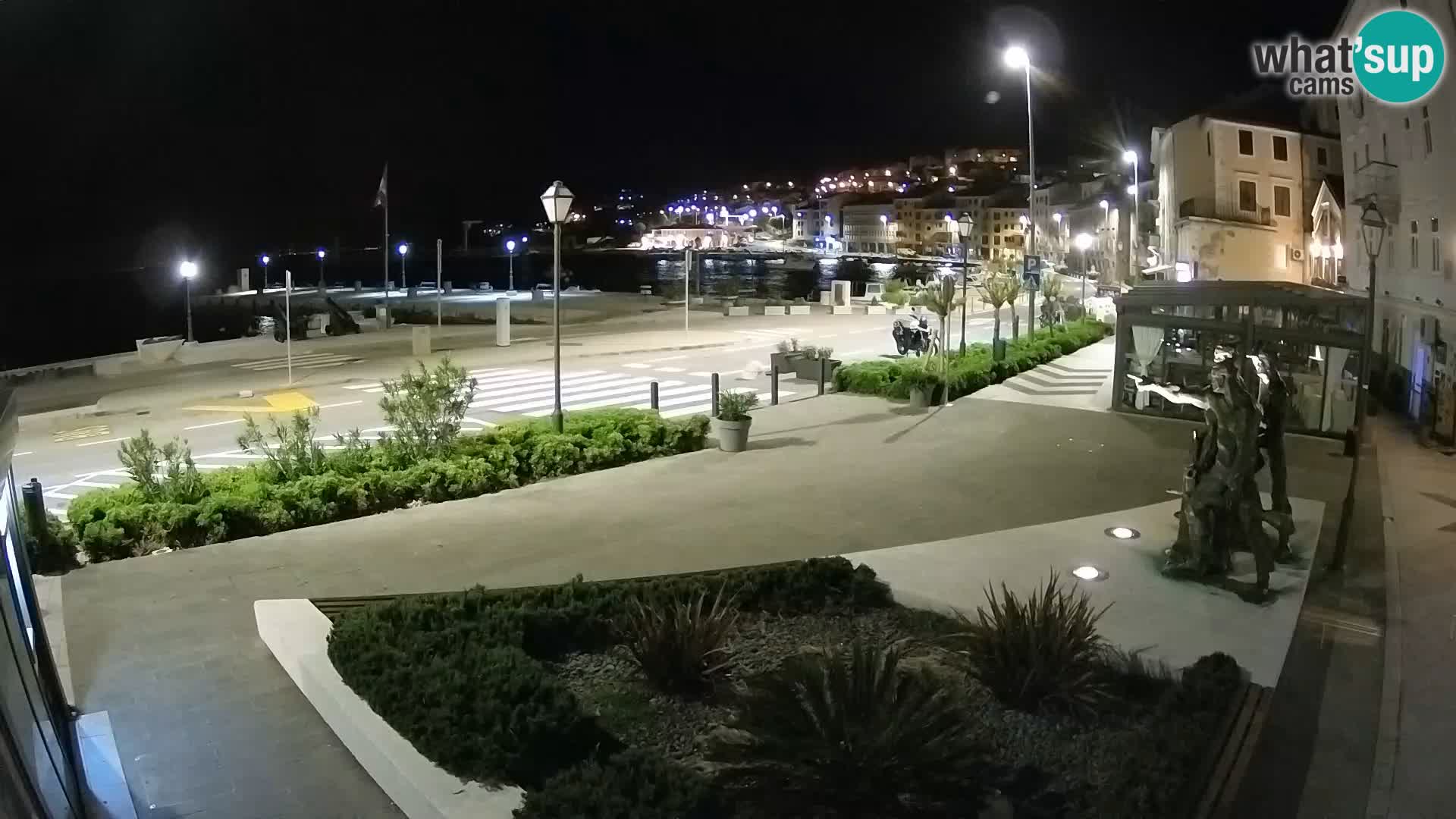 Live-Webcam Senj Riva – direkt am Meer – Kroatien